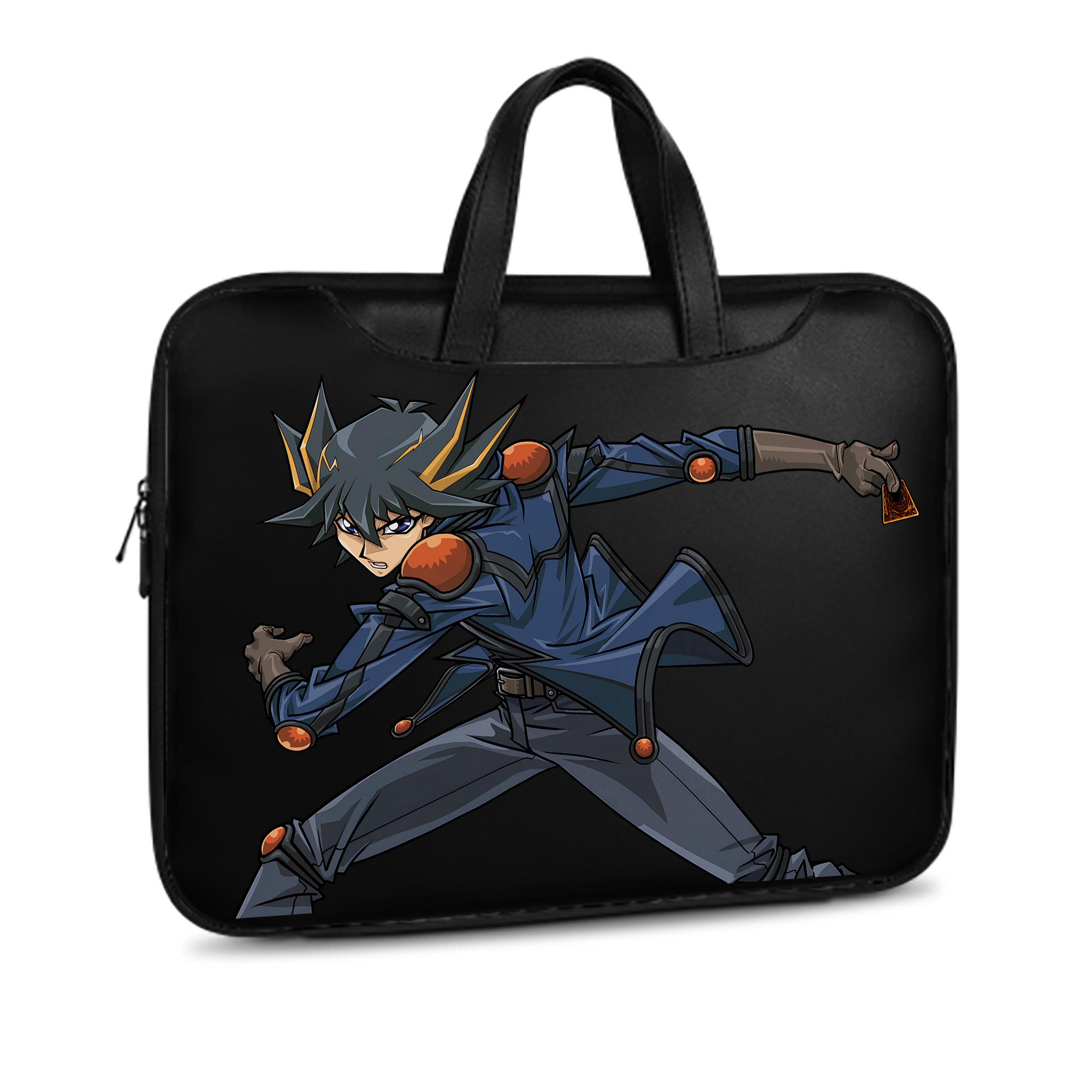 （画像用） 遊☆戯☆王 Yu-Gi-Oh! レザーラップトップバッグ　ノートパソコンケース