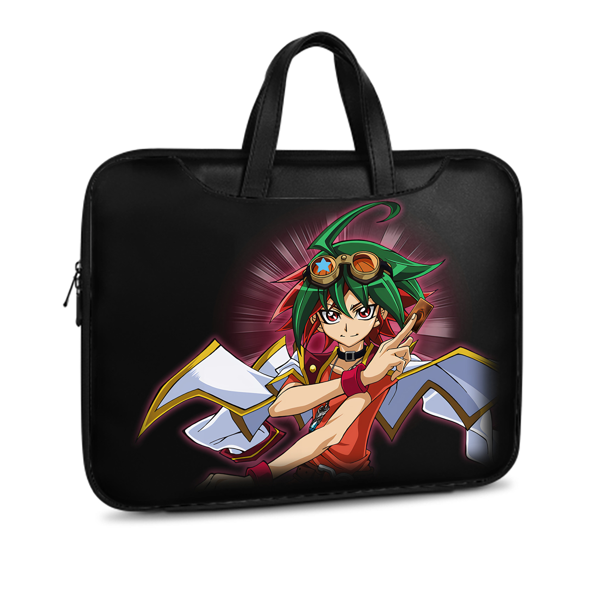 （画像用） 遊☆戯☆王 Yu-Gi-Oh! レザーラップトップバッグ　ノートパソコンケース