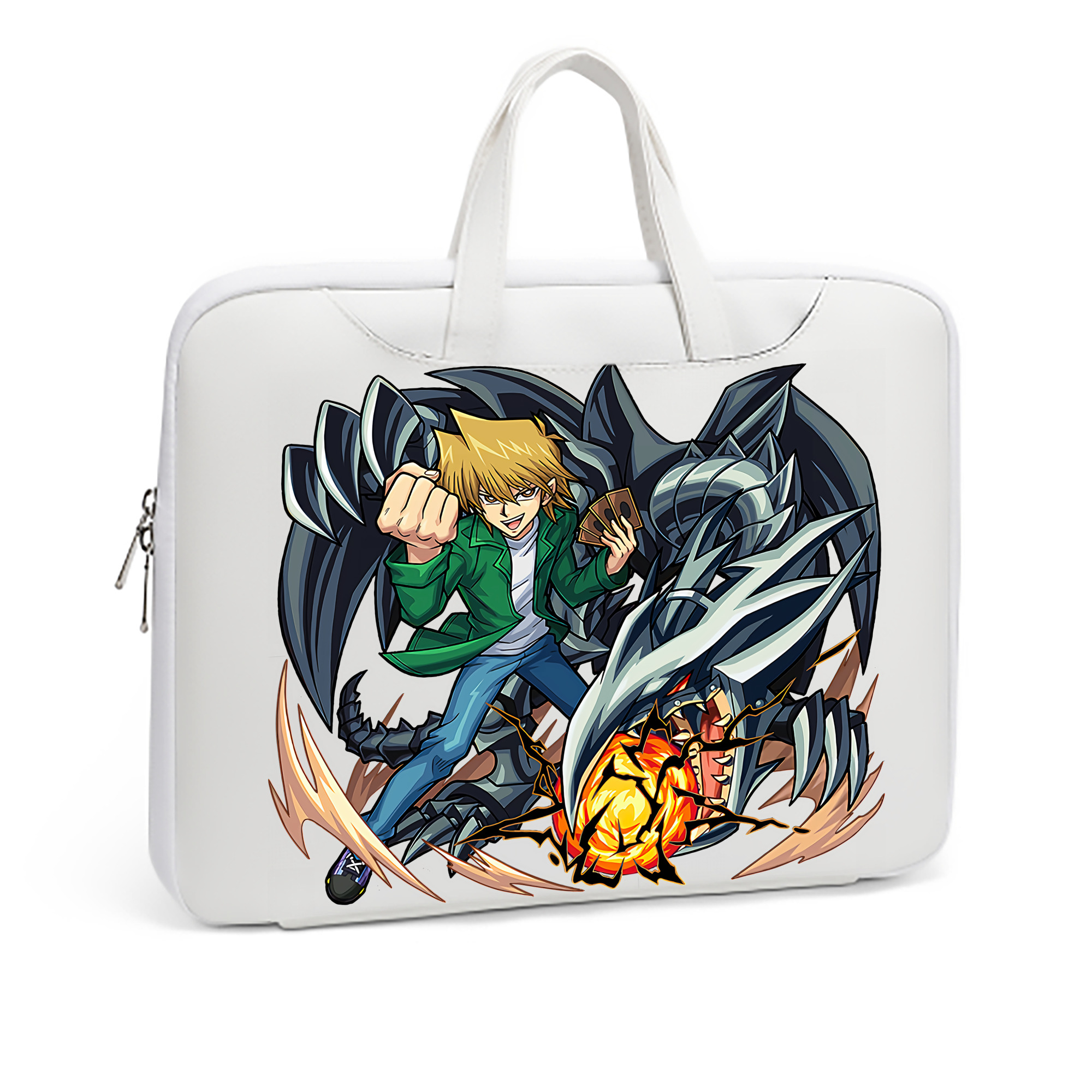 （画像用） 遊☆戯☆王 Yu-Gi-Oh! レザーラップトップバッグ　ノートパソコンケース