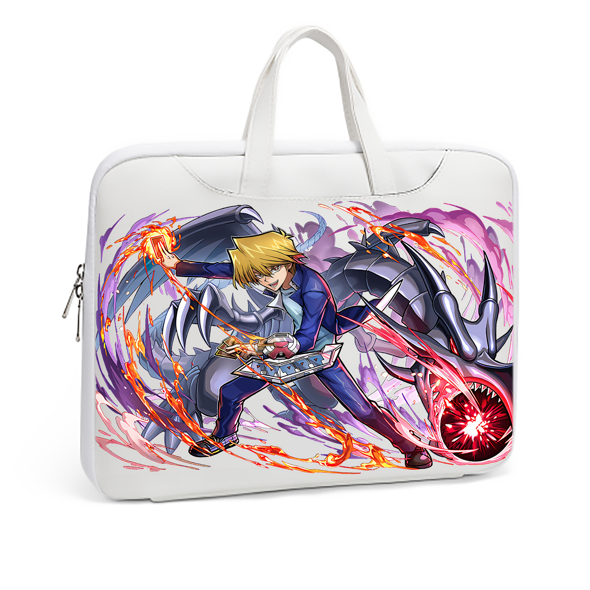 （画像用） 遊☆戯☆王 Yu-Gi-Oh! レザーラップトップバッグ　ノートパソコンケース