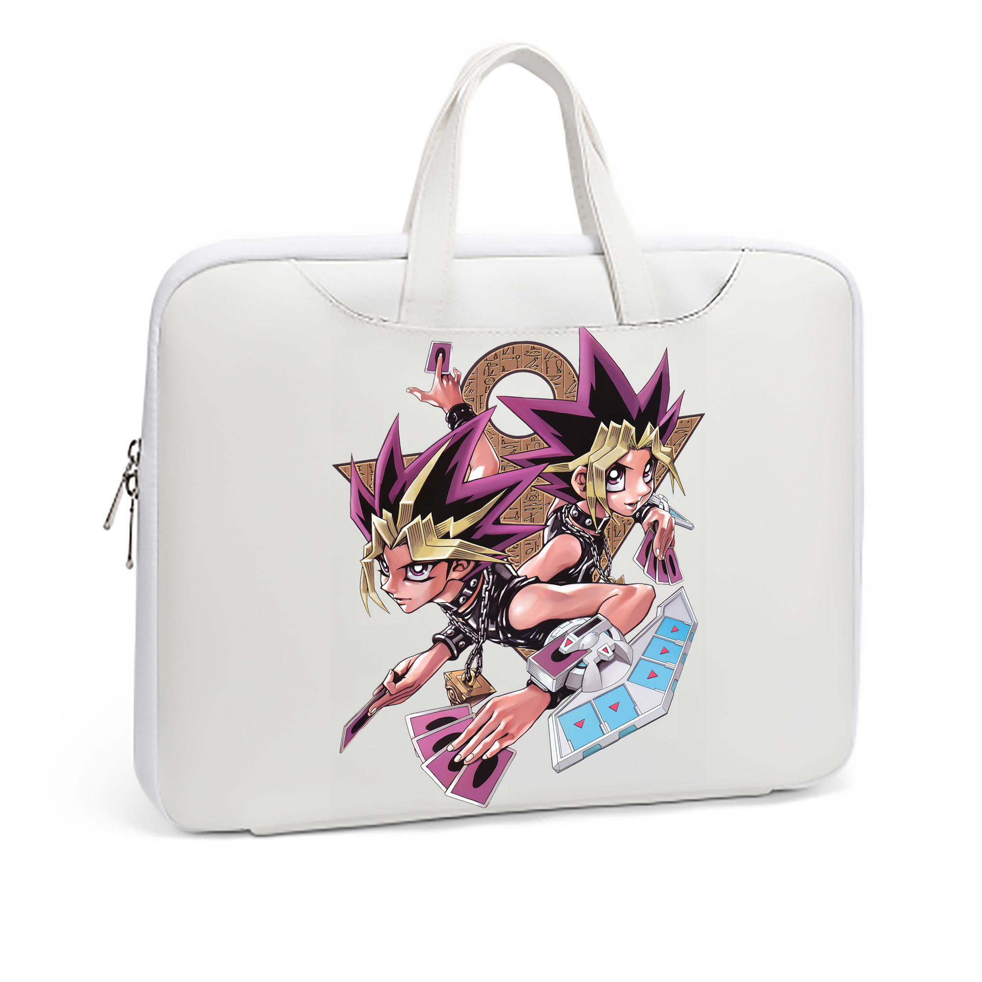 （画像用） 遊☆戯☆王 Yu-Gi-Oh! レザーラップトップバッグ　ノートパソコンケース