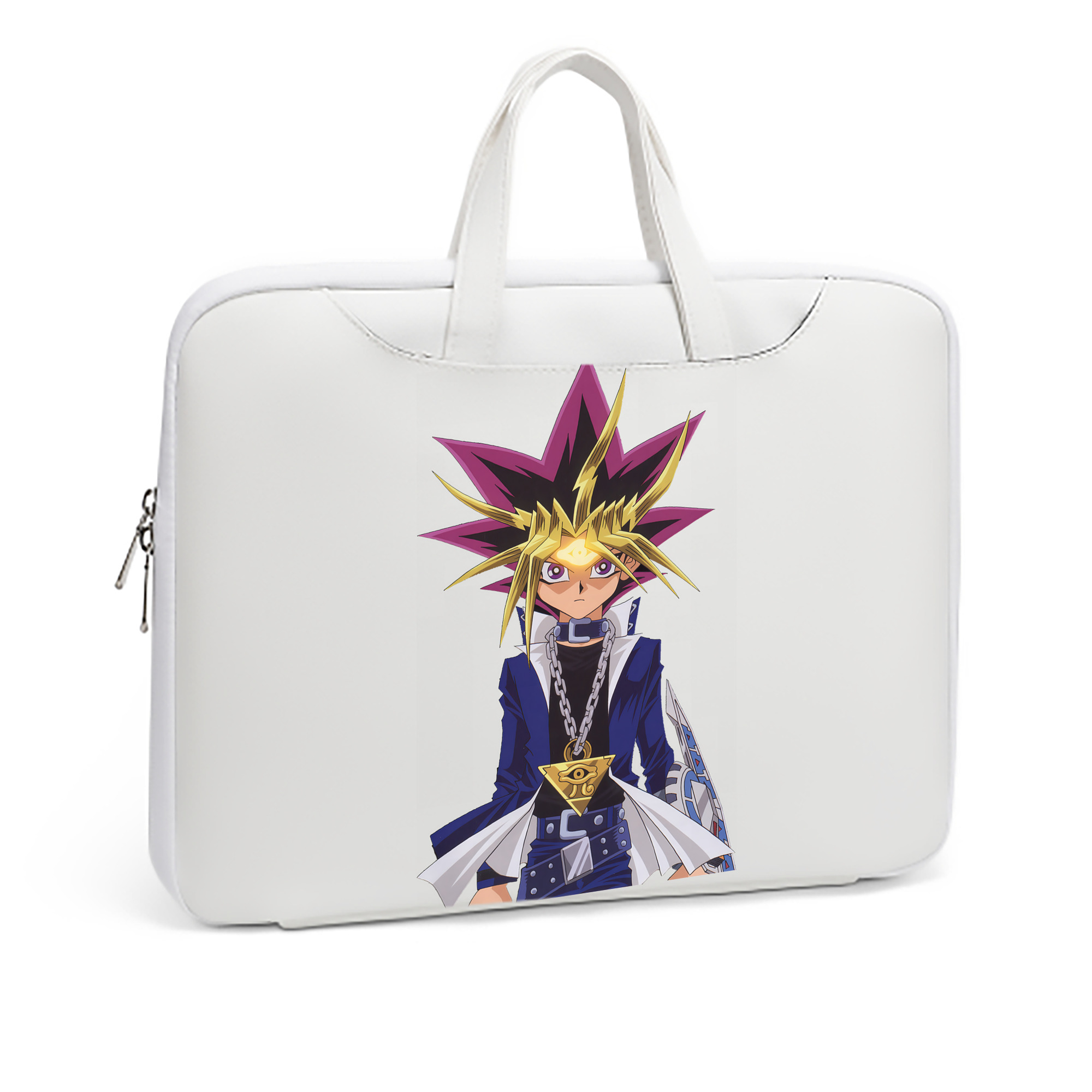 （画像用） 遊☆戯☆王 Yu-Gi-Oh! レザーラップトップバッグ　ノートパソコンケース