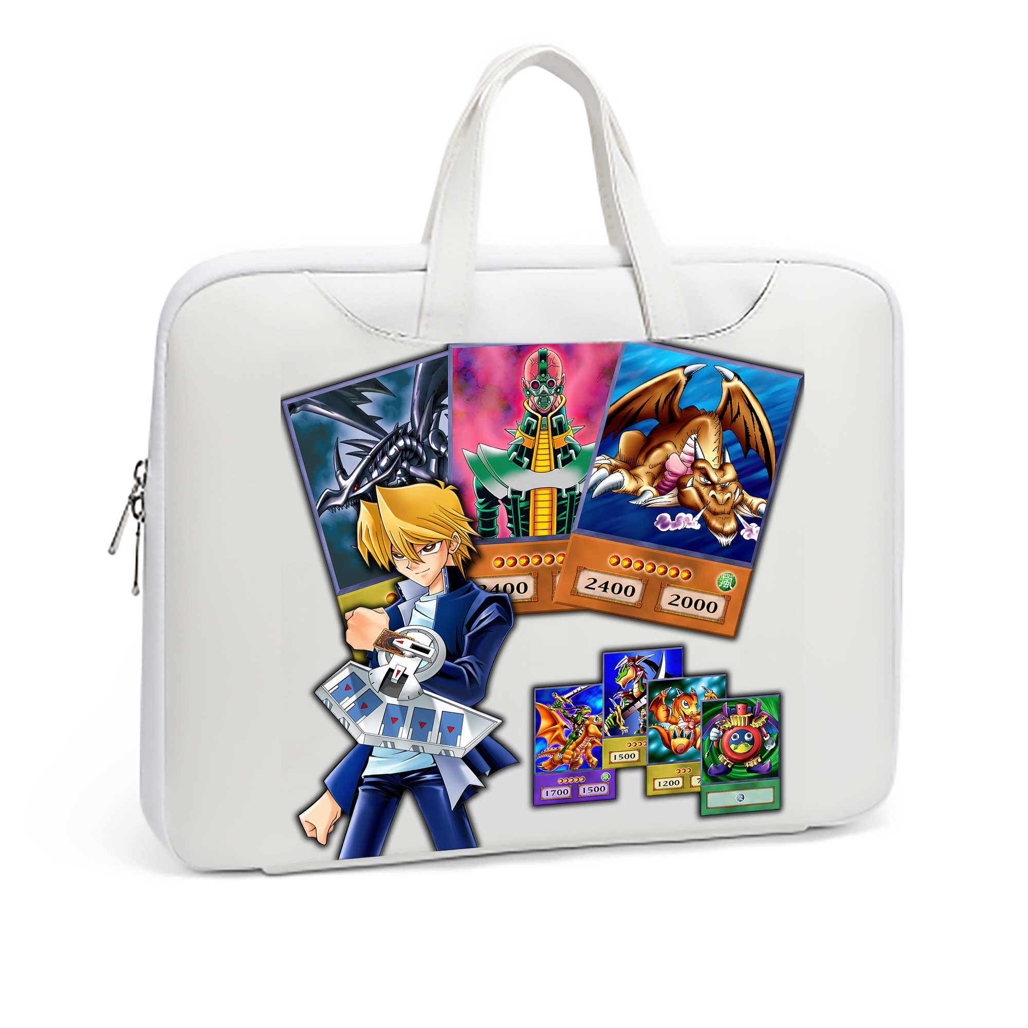 （画像用） 遊☆戯☆王 Yu-Gi-Oh! レザーラップトップバッグ　ノートパソコンケース