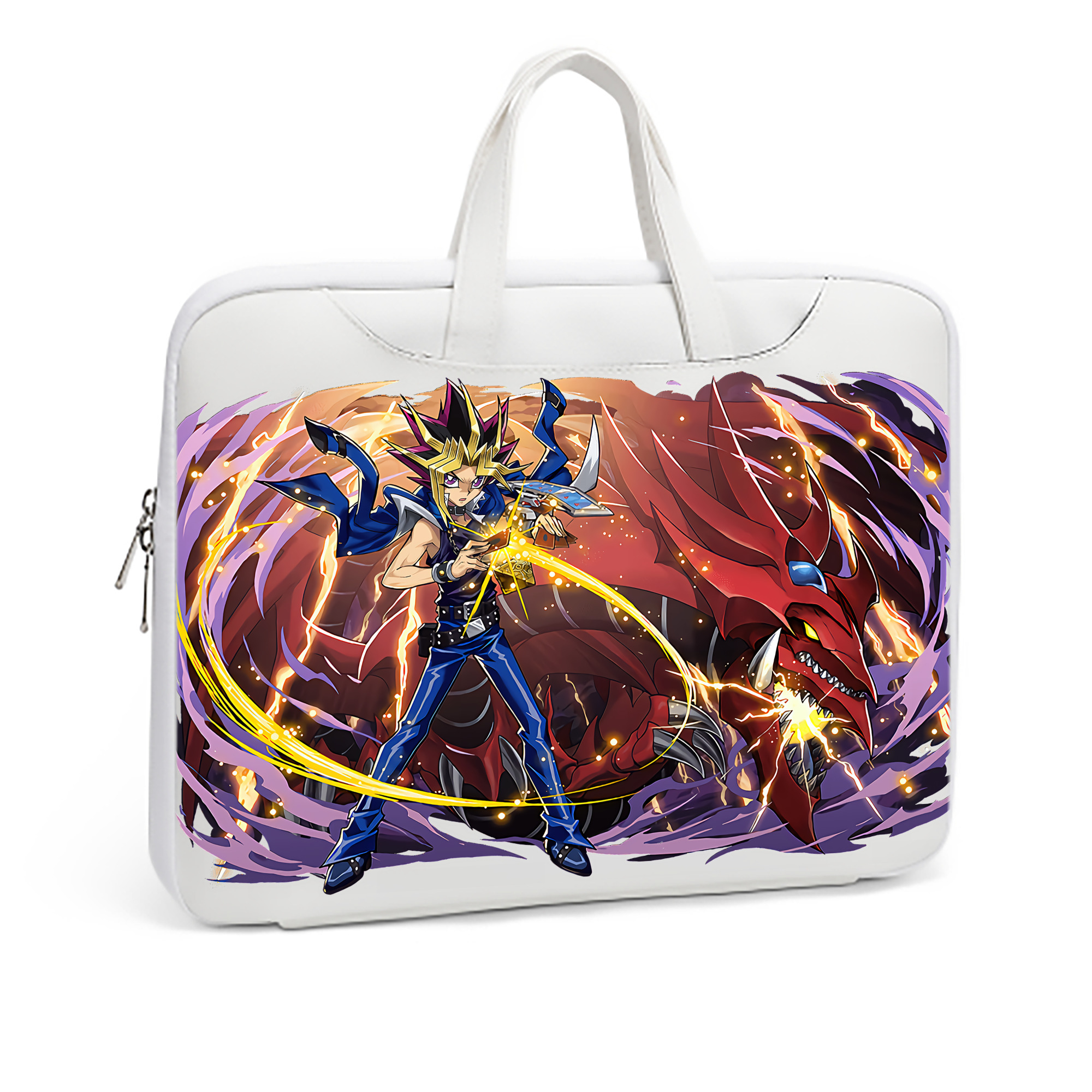 （画像用） 遊☆戯☆王 Yu-Gi-Oh! レザーラップトップバッグ　ノートパソコンケース