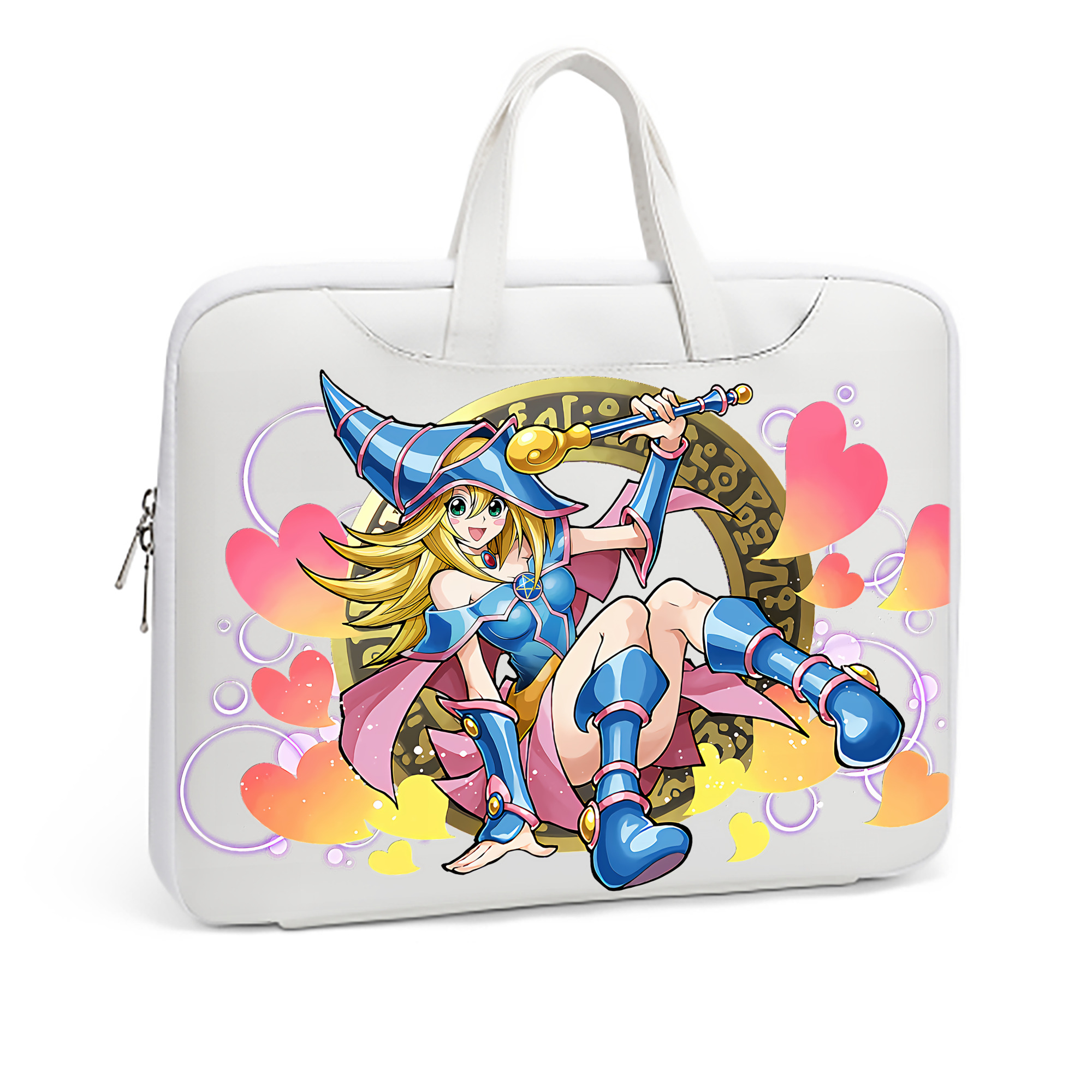 （画像用） 遊☆戯☆王 Yu-Gi-Oh! レザーラップトップバッグ　ノートパソコンケース