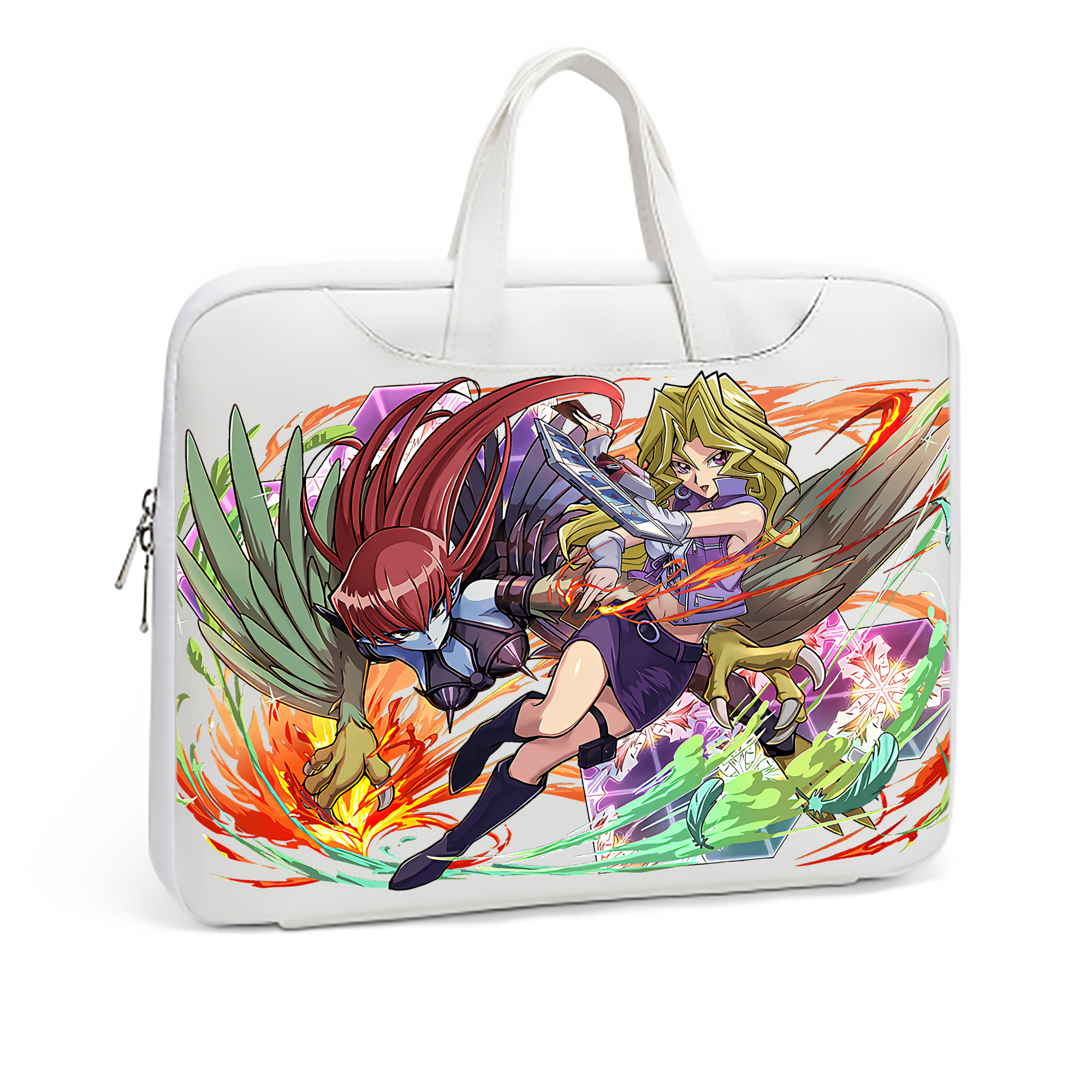 （画像用） 遊☆戯☆王 Yu-Gi-Oh! レザーラップトップバッグ　ノートパソコンケース