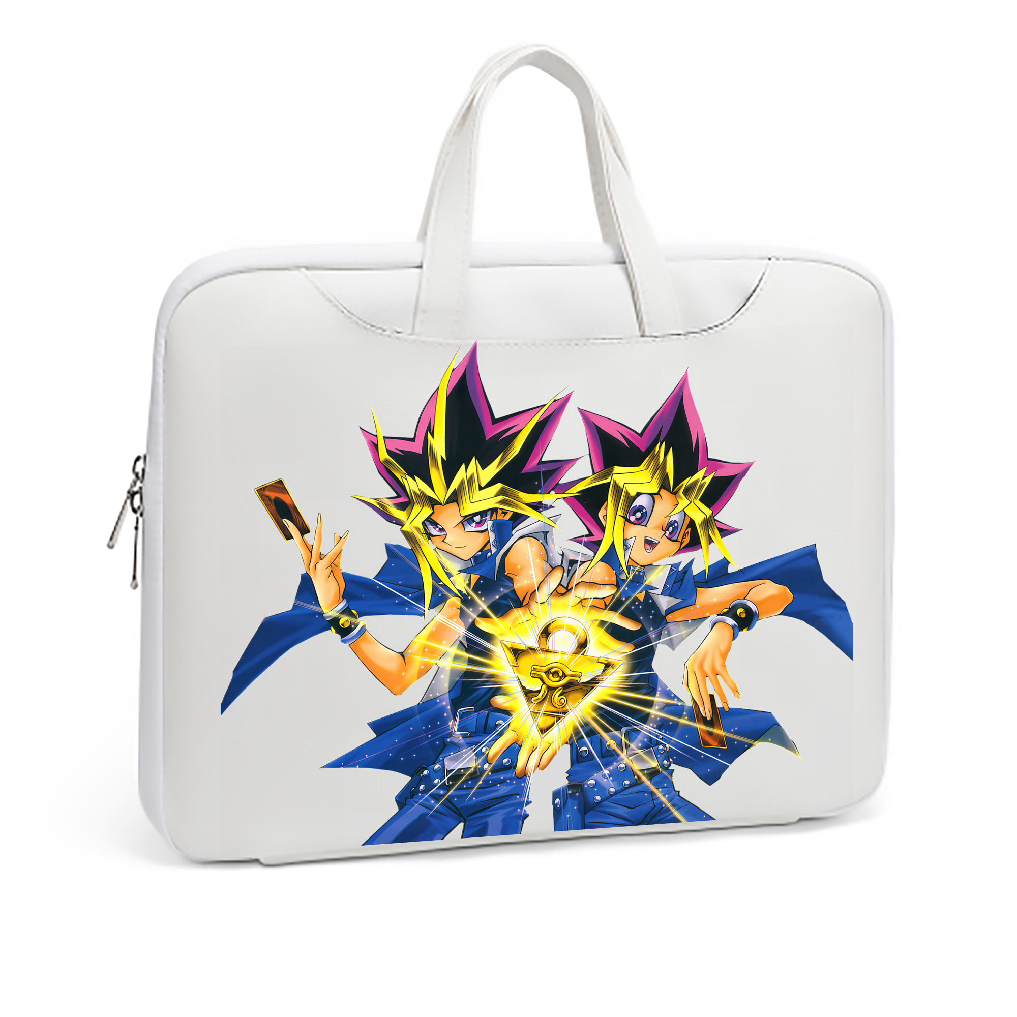 （画像用） 遊☆戯☆王 Yu-Gi-Oh! レザーラップトップバッグ　ノートパソコンケース