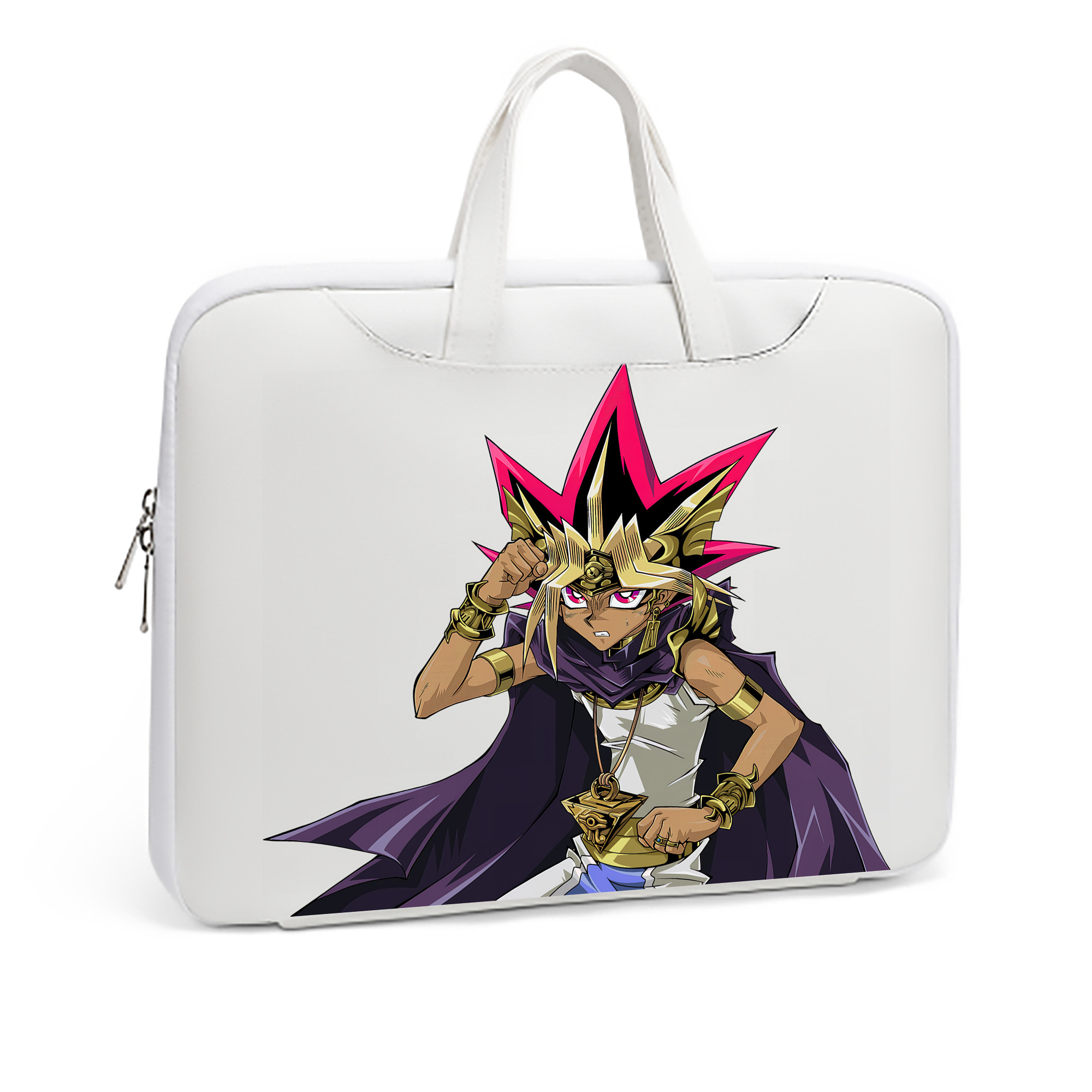 （画像用） 遊☆戯☆王 Yu-Gi-Oh! レザーラップトップバッグ　ノートパソコンケース