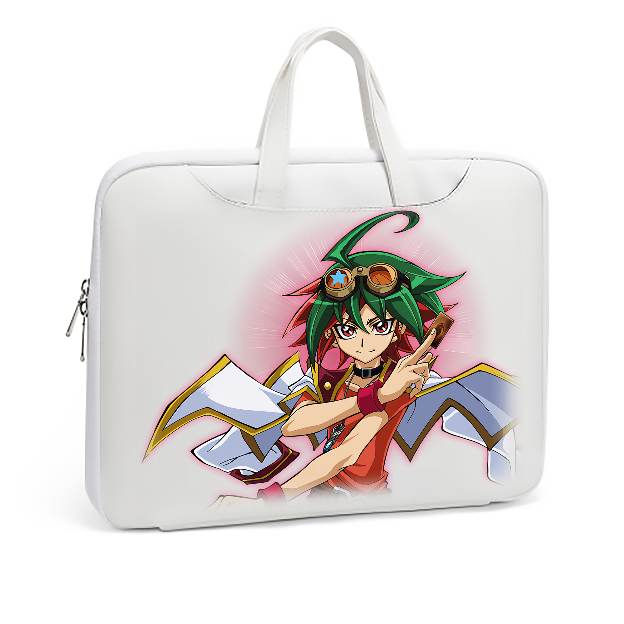 （画像用） 遊☆戯☆王 Yu-Gi-Oh! レザーラップトップバッグ　ノートパソコンケース