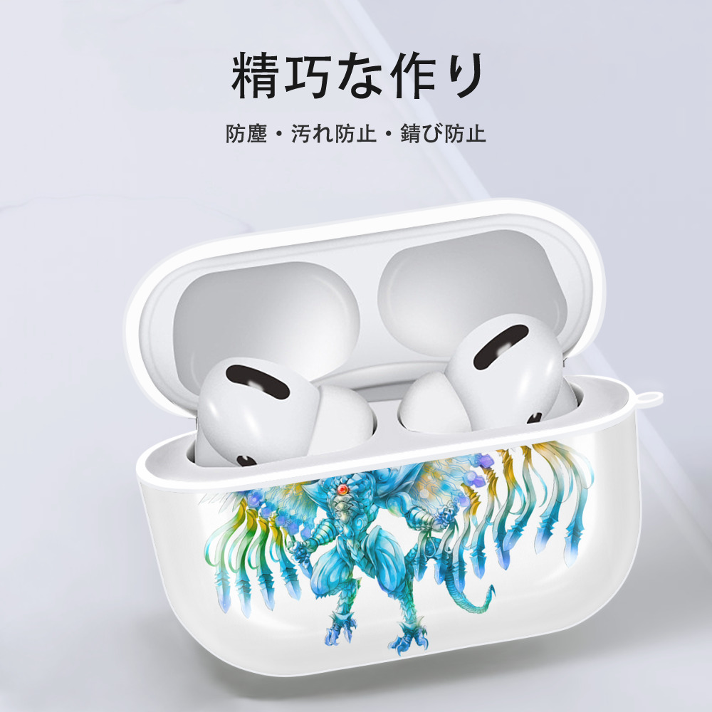 遊☆戯☆王 Yu-Gi-Oh! 【AirPods Pro用】ハードシェル保護ケース 耐衝撃・防指紋・カラビナ付き商品仕様