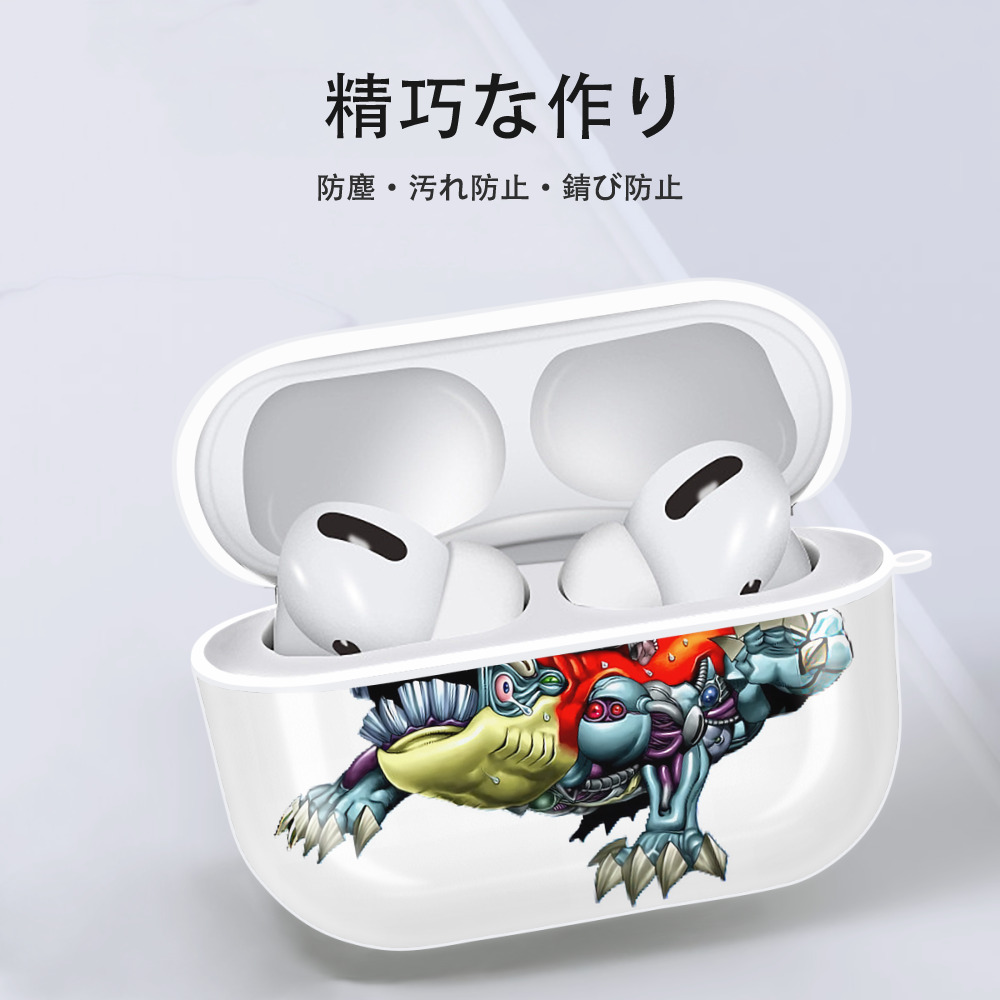 遊☆戯☆王 Yu-Gi-Oh! 【AirPods Pro用】ハードシェル保護ケース 耐衝撃・防指紋・カラビナ付き商品仕様
