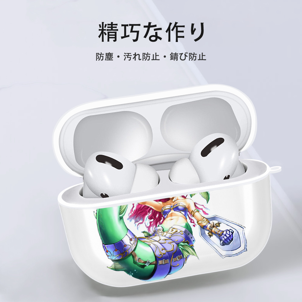 遊☆戯☆王 Yu-Gi-Oh! 【AirPods Pro用】ハードシェル保護ケース 耐衝撃・防指紋・カラビナ付き商品仕様