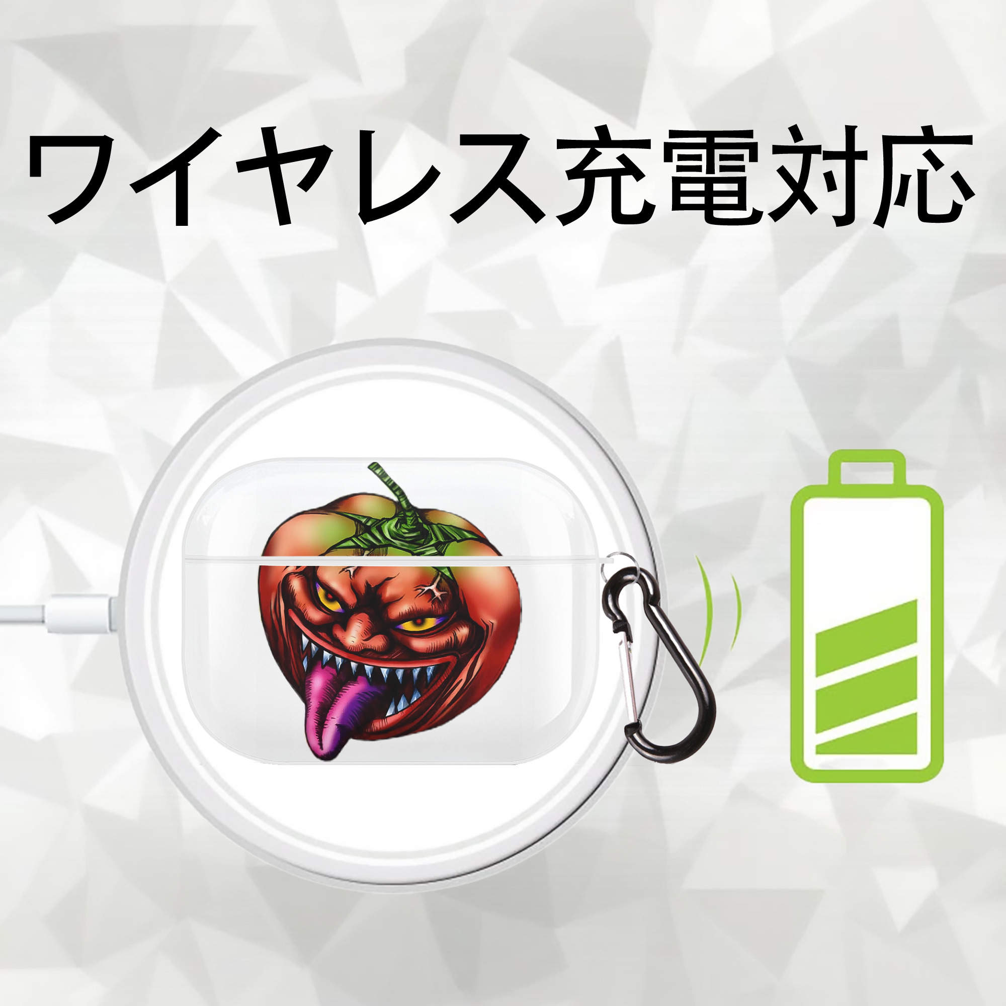 遊☆戯☆王 Yu-Gi-Oh! 【AirPods Pro用】ハードシェル保護ケース 耐衝撃・防指紋・カラビナ付き商品仕様