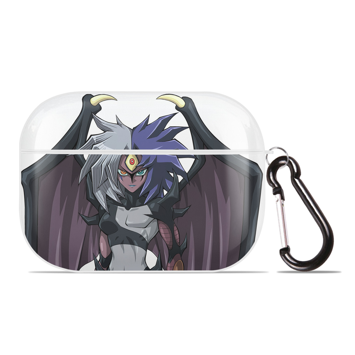 （画像用） 遊☆戯☆王 Yu-Gi-Oh! 【AirPods Pro用】ハードシェル保護ケース 耐衝撃・防指紋・カラビナ付き商品仕様