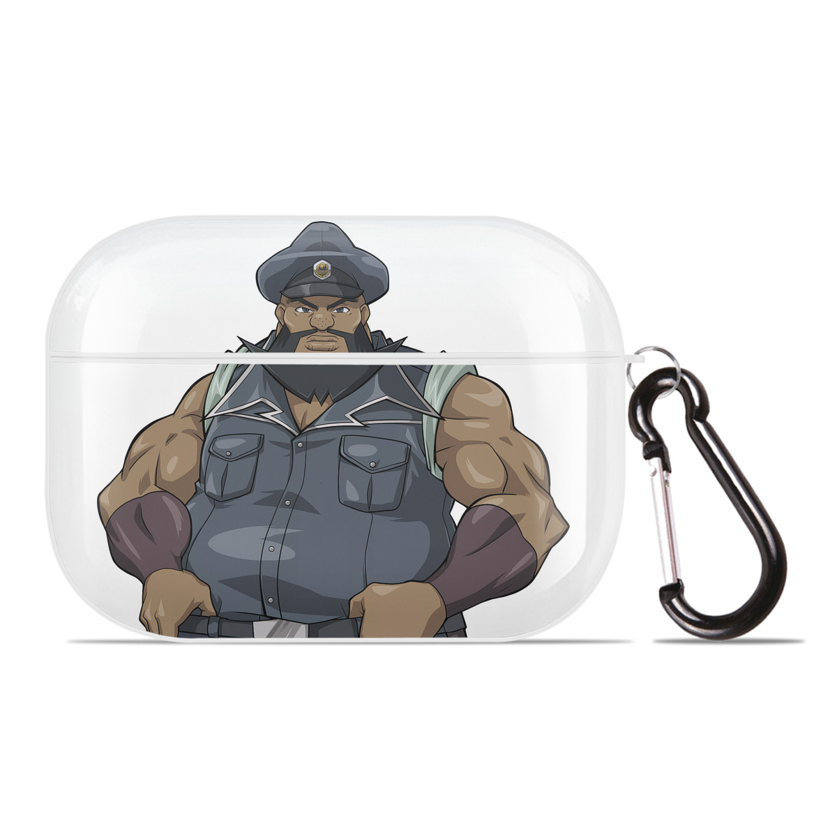 （画像用） 遊☆戯☆王 Yu-Gi-Oh! 【AirPods Pro用】ハードシェル保護ケース 耐衝撃・防指紋・カラビナ付き商品仕様