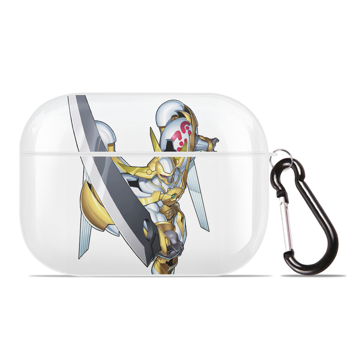 （画像用） 遊☆戯☆王 Yu-Gi-Oh! 【AirPods Pro用】ハードシェル保護ケース 耐衝撃・防指紋・カラビナ付き商品仕様