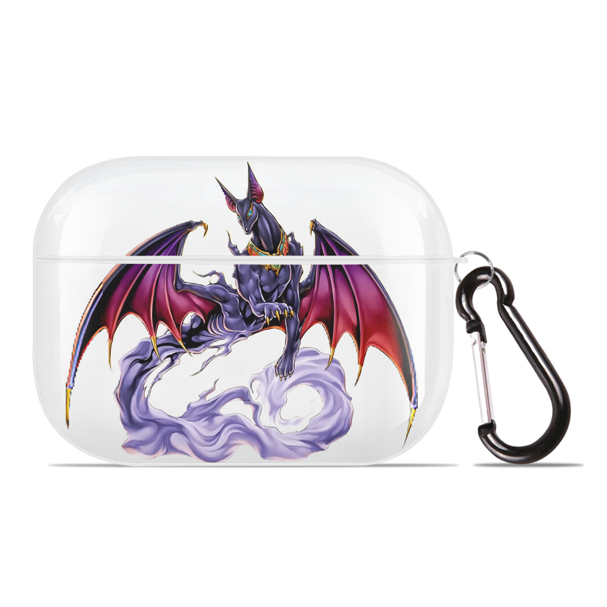 （画像用） 遊☆戯☆王 Yu-Gi-Oh! 【AirPods Pro用】ハードシェル保護ケース 耐衝撃・防指紋・カラビナ付き商品仕様