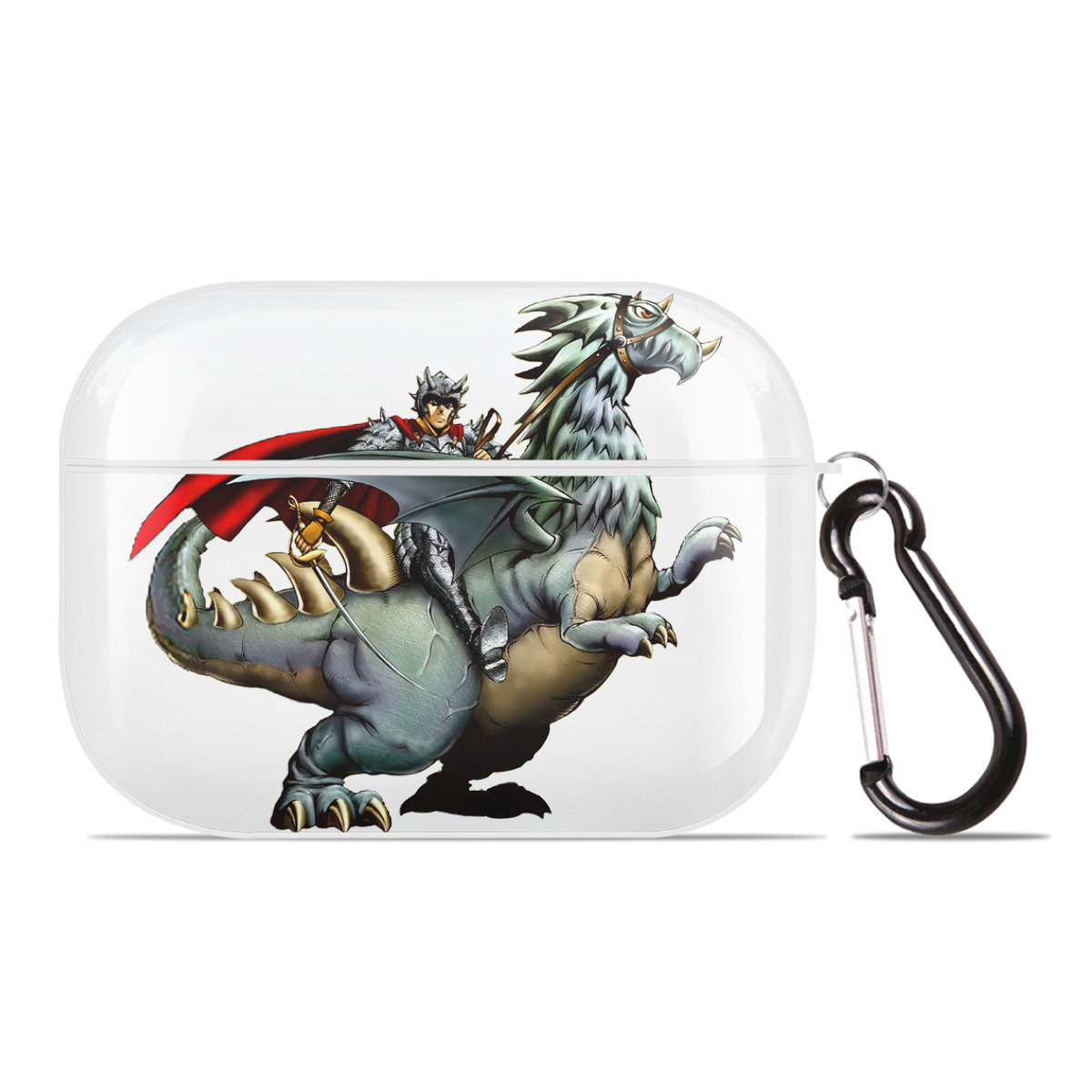 （画像用） 遊☆戯☆王 Yu-Gi-Oh! 【AirPods Pro用】ハードシェル保護ケース 耐衝撃・防指紋・カラビナ付き商品仕様