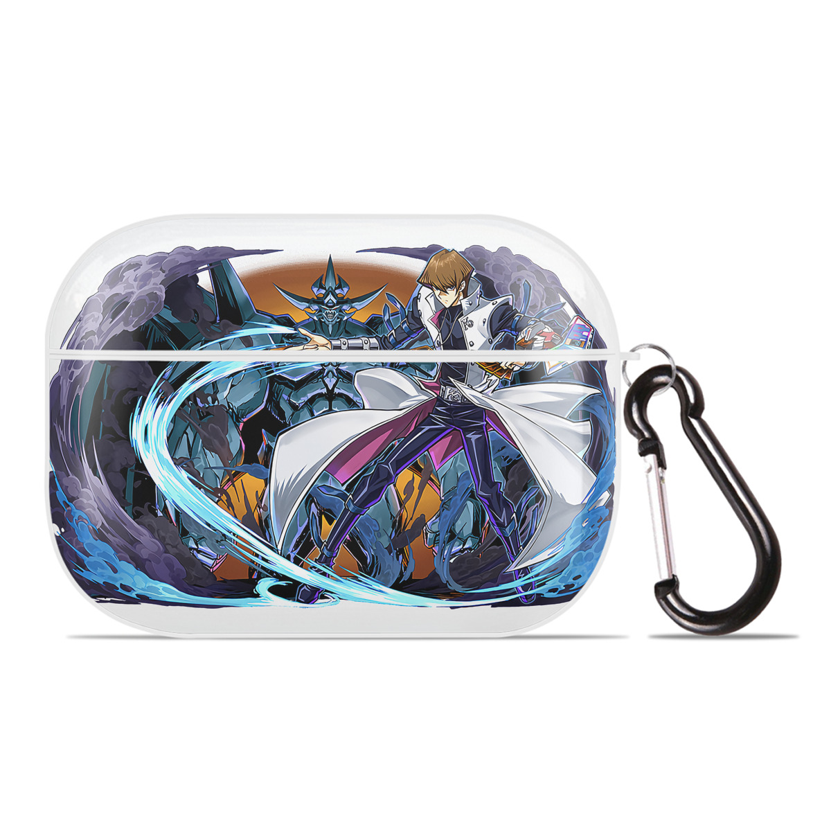 （画像用） 遊☆戯☆王 Yu-Gi-Oh! 【AirPods Pro用】ハードシェル保護ケース 耐衝撃・防指紋・カラビナ付き商品仕様