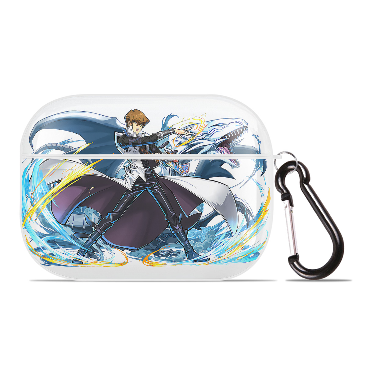 （画像用） 遊☆戯☆王 Yu-Gi-Oh! 【AirPods Pro用】ハードシェル保護ケース 耐衝撃・防指紋・カラビナ付き商品仕様