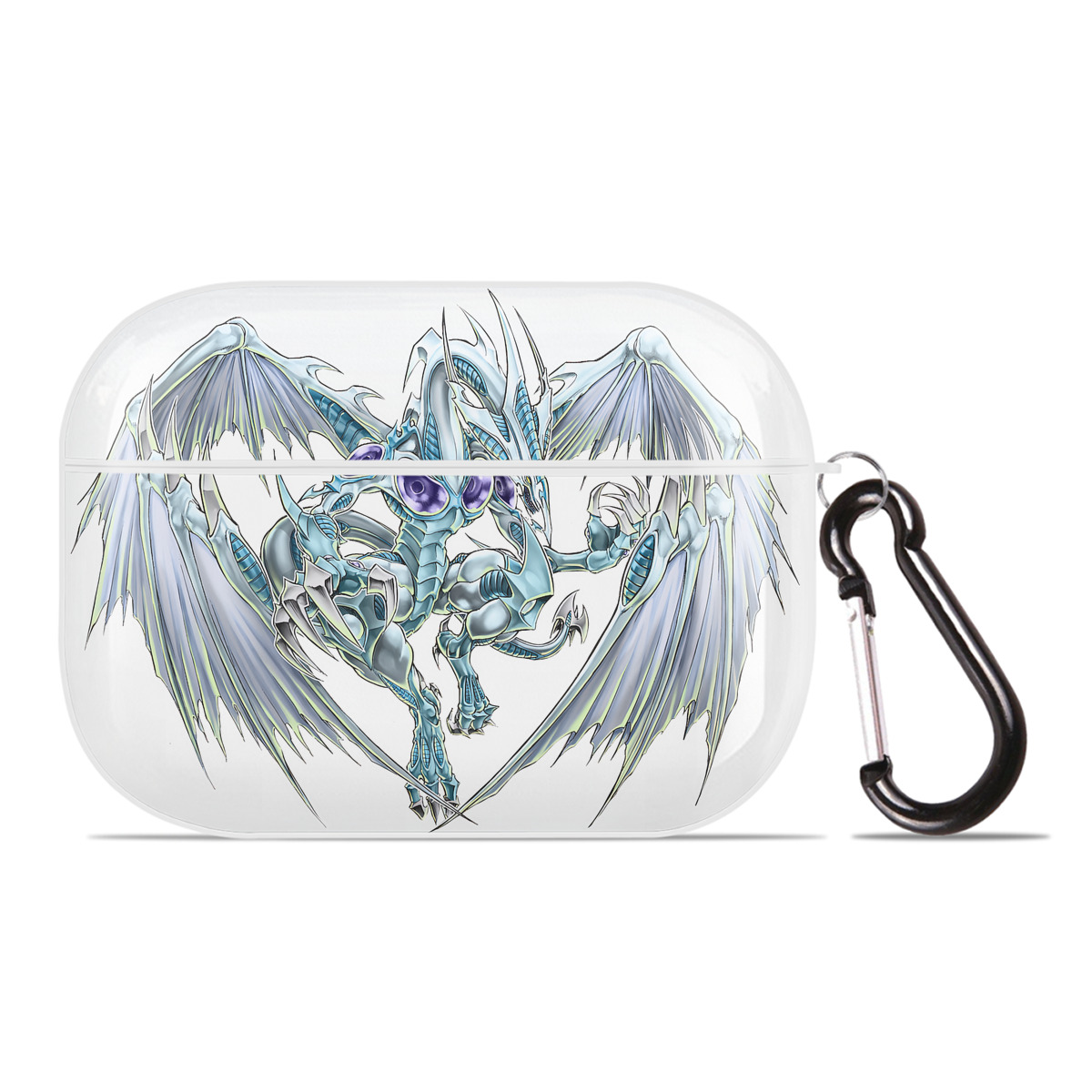 （画像用） 遊☆戯☆王 Yu-Gi-Oh! 【AirPods Pro用】ハードシェル保護ケース 耐衝撃・防指紋・カラビナ付き商品仕様