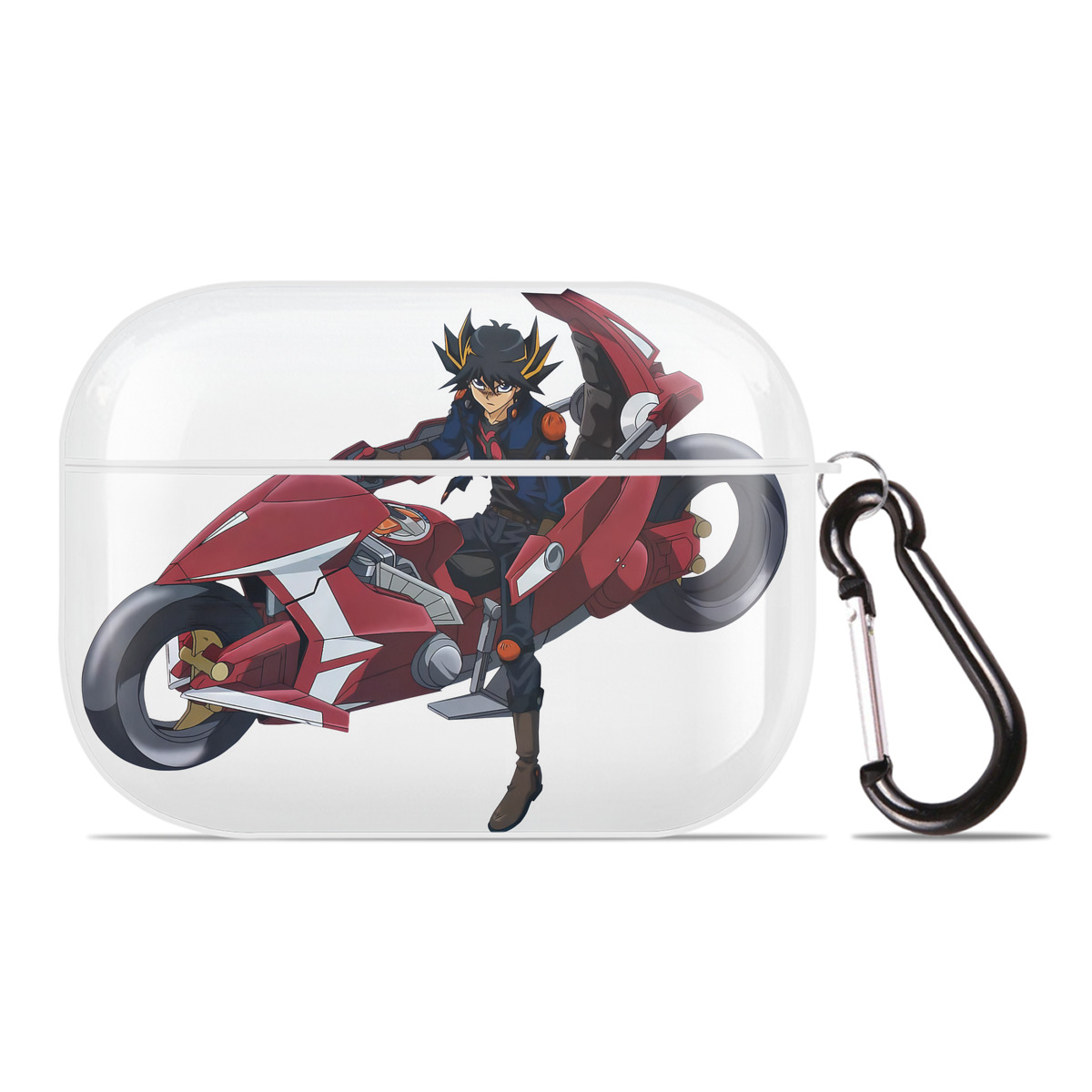 （画像用） 遊☆戯☆王 Yu-Gi-Oh! 【AirPods Pro用】ハードシェル保護ケース 耐衝撃・防指紋・カラビナ付き商品仕様