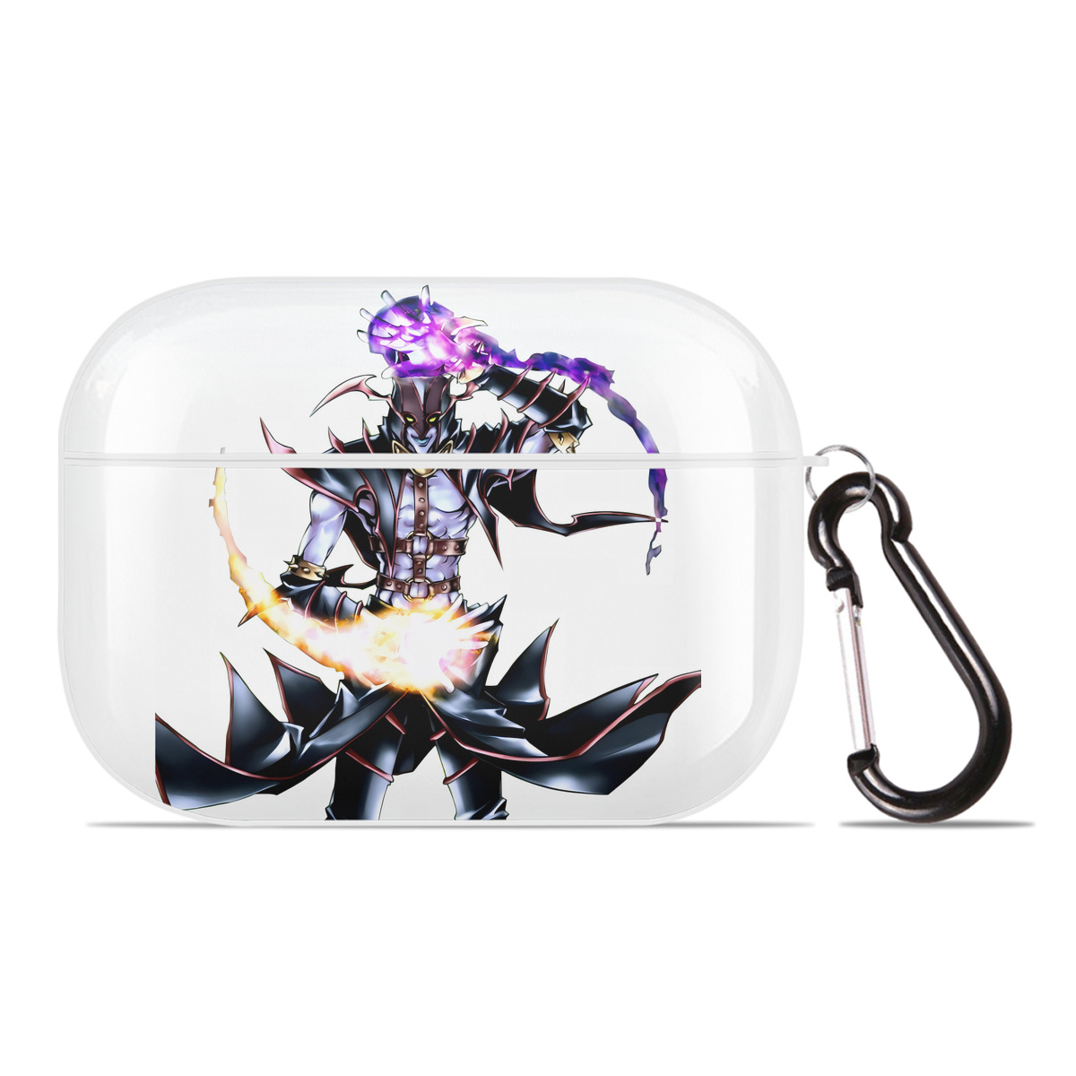 （画像用） 遊☆戯☆王 Yu-Gi-Oh! 【AirPods Pro用】ハードシェル保護ケース 耐衝撃・防指紋・カラビナ付き商品仕様