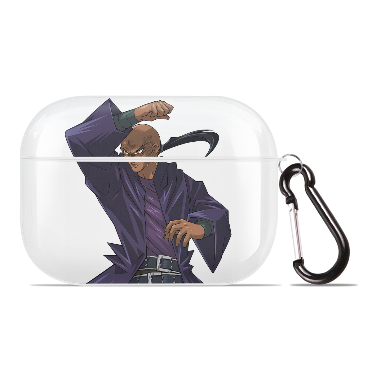 （画像用） 遊☆戯☆王 Yu-Gi-Oh! 【AirPods Pro用】ハードシェル保護ケース 耐衝撃・防指紋・カラビナ付き商品仕様