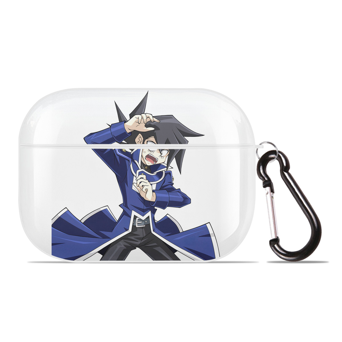 （画像用） 遊☆戯☆王 Yu-Gi-Oh! 【AirPods Pro用】ハードシェル保護ケース 耐衝撃・防指紋・カラビナ付き商品仕様