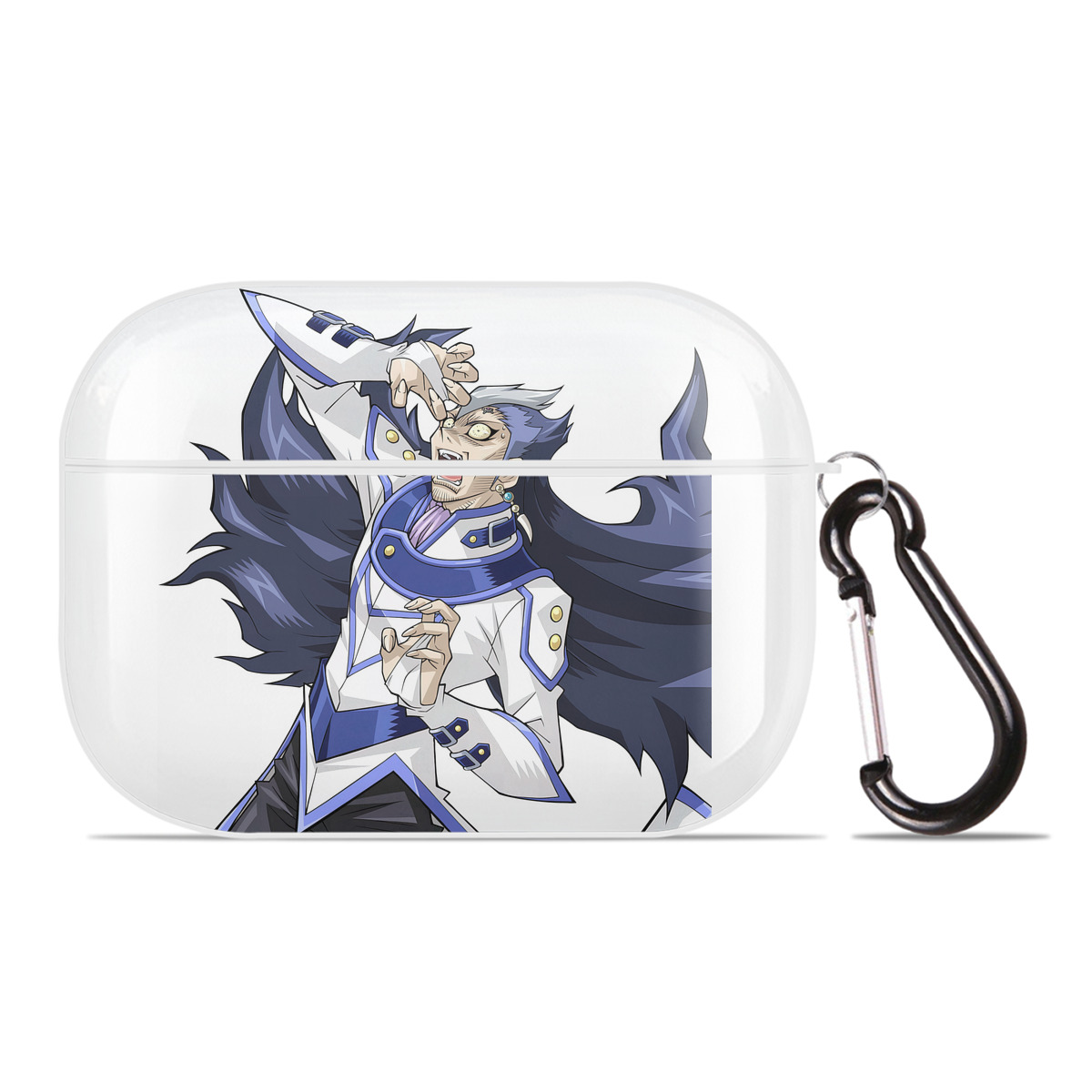 （画像用） 遊☆戯☆王 Yu-Gi-Oh! 【AirPods Pro用】ハードシェル保護ケース 耐衝撃・防指紋・カラビナ付き商品仕様