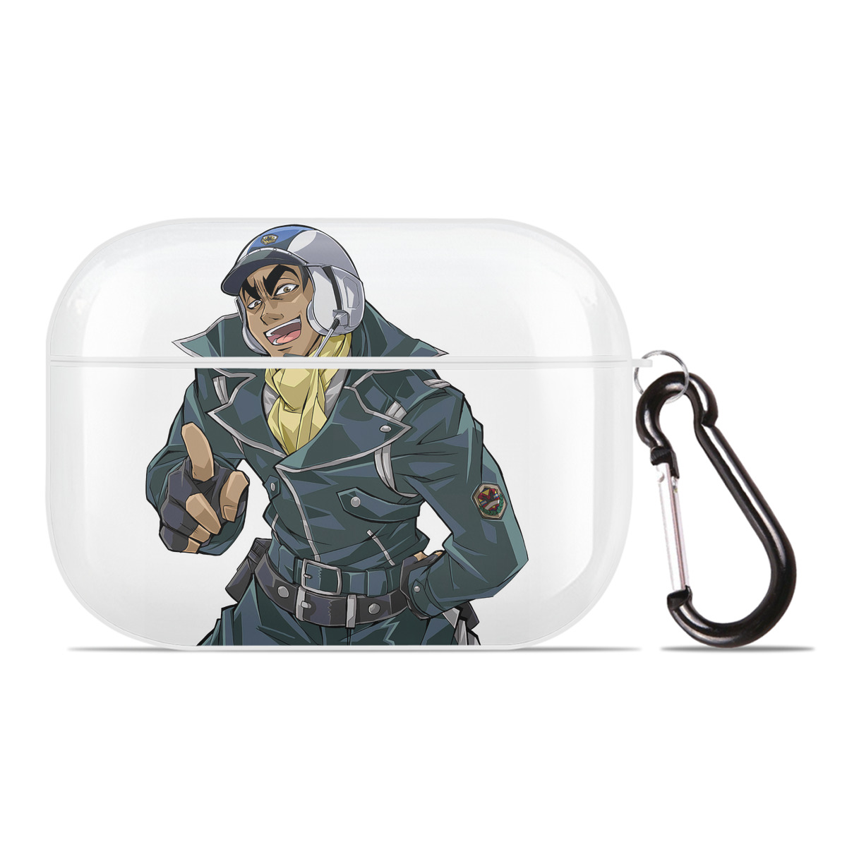 （画像用） 遊☆戯☆王 Yu-Gi-Oh! 【AirPods Pro用】ハードシェル保護ケース 耐衝撃・防指紋・カラビナ付き商品仕様