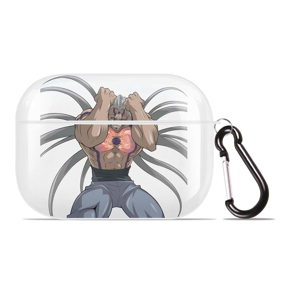 （画像用） 遊☆戯☆王 Yu-Gi-Oh! 【AirPods Pro用】ハードシェル保護ケース 耐衝撃・防指紋・カラビナ付き商品仕様