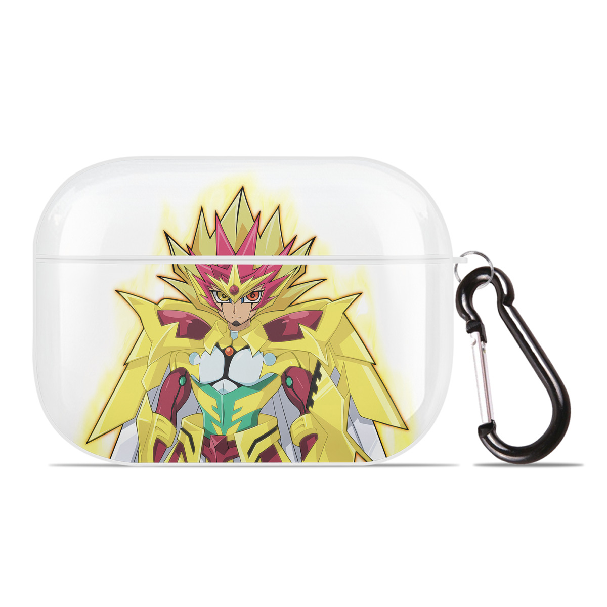 （画像用） 遊☆戯☆王 Yu-Gi-Oh! 【AirPods Pro用】ハードシェル保護ケース 耐衝撃・防指紋・カラビナ付き商品仕様
