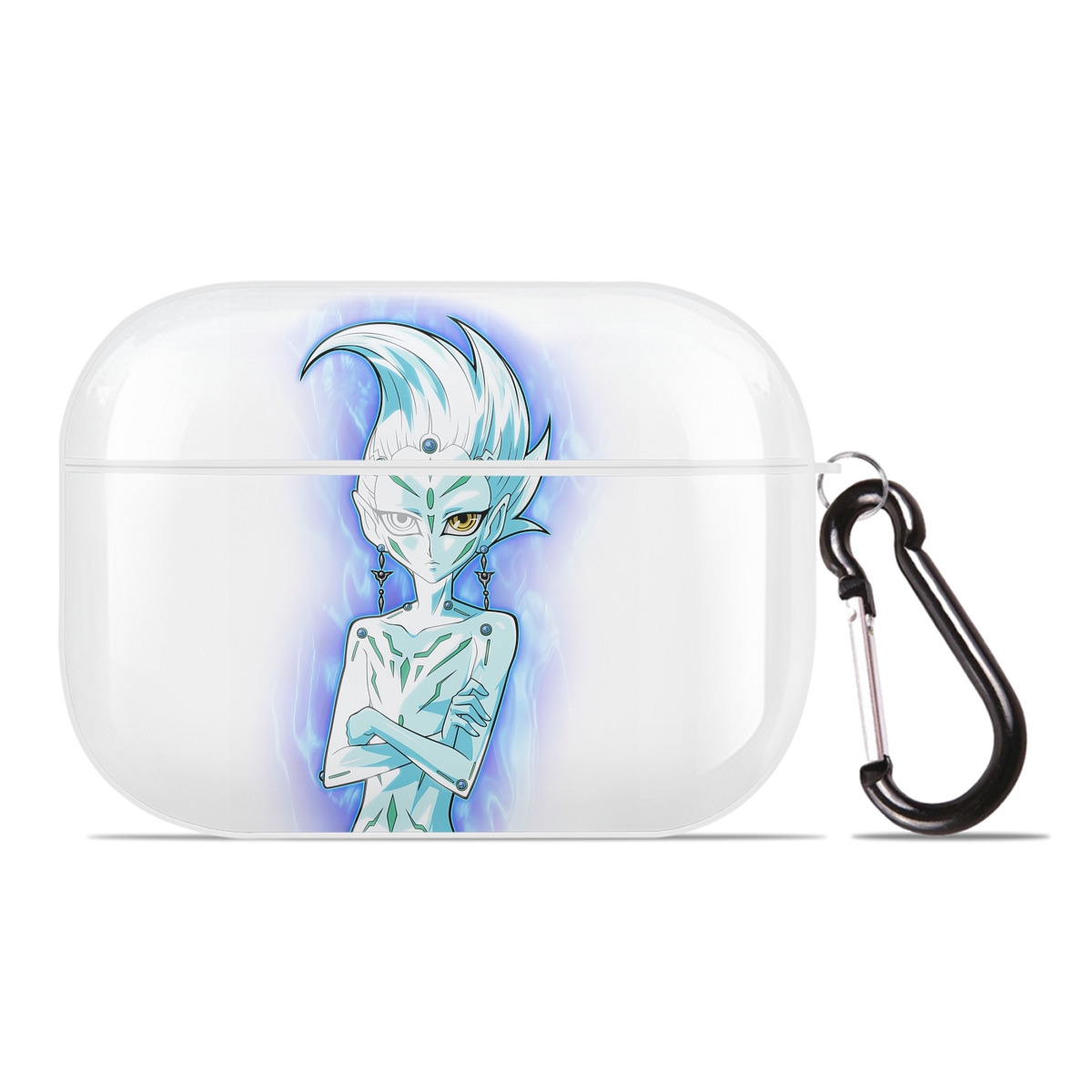 （画像用） 遊☆戯☆王 Yu-Gi-Oh! 【AirPods Pro用】ハードシェル保護ケース 耐衝撃・防指紋・カラビナ付き商品仕様
