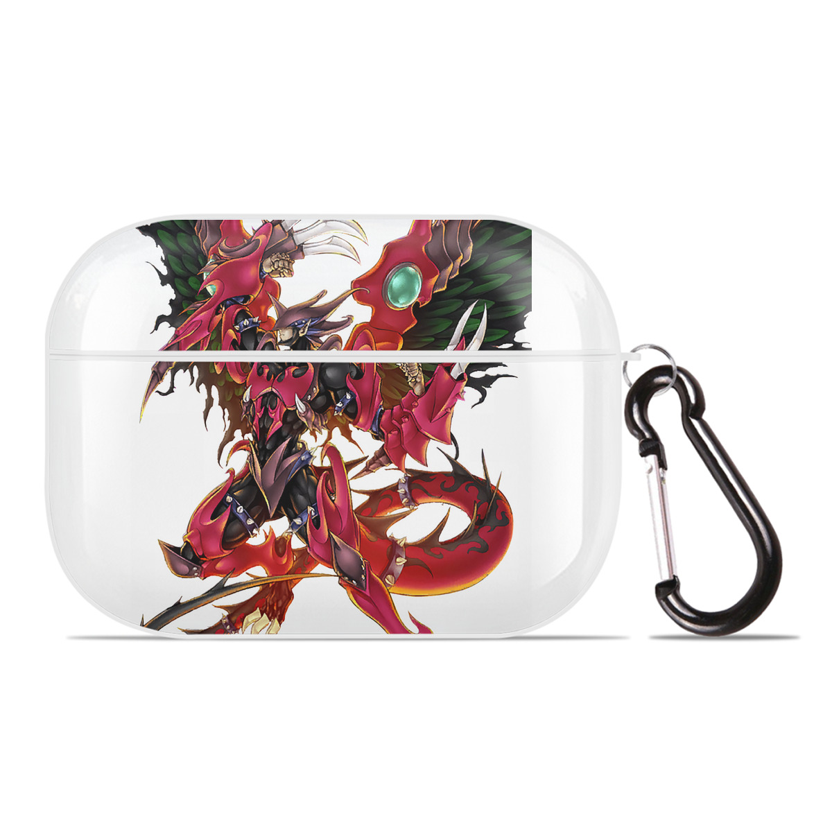 （画像用） 遊☆戯☆王 Yu-Gi-Oh! 【AirPods Pro用】ハードシェル保護ケース 耐衝撃・防指紋・カラビナ付き商品仕様