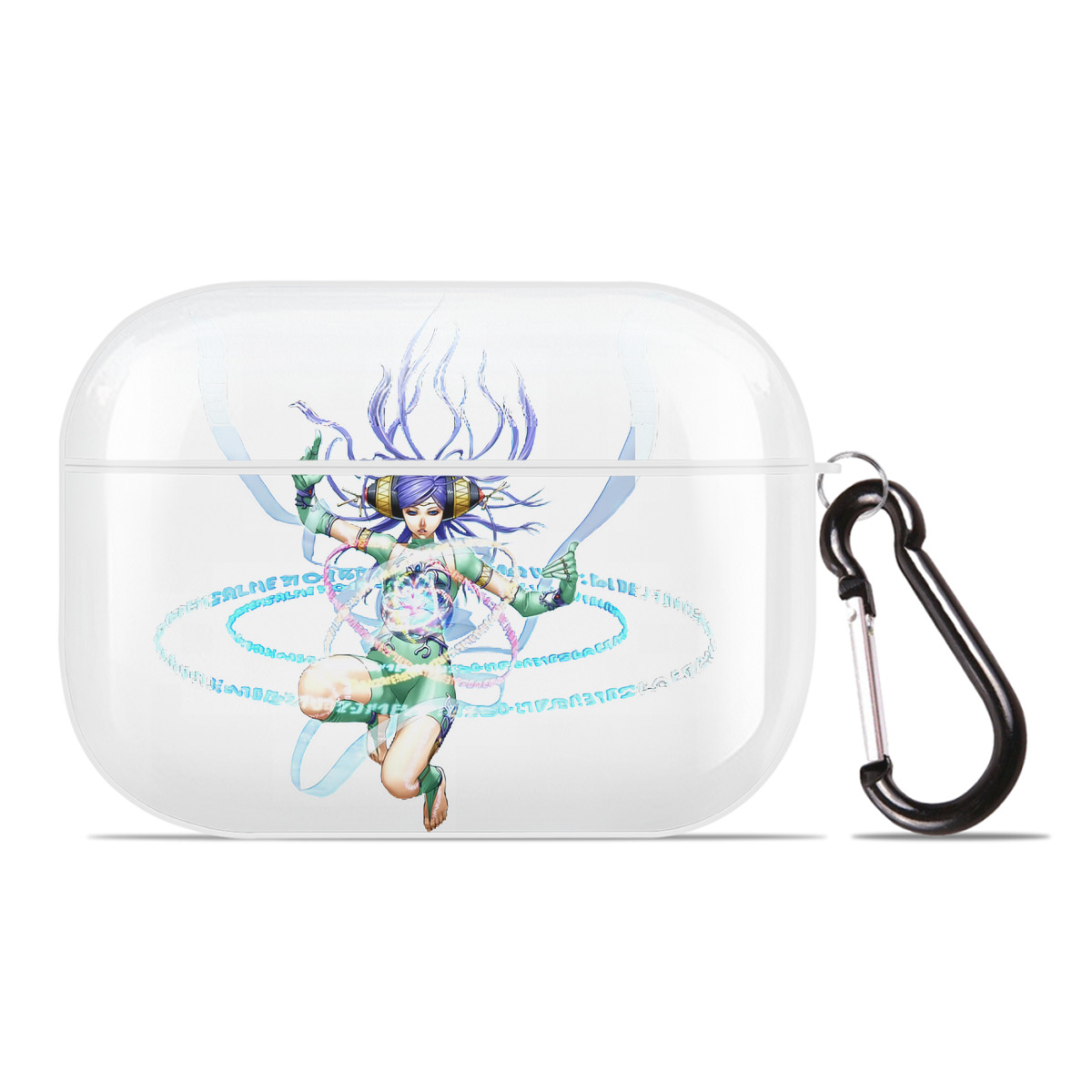 （画像用） 遊☆戯☆王 Yu-Gi-Oh! 【AirPods Pro用】ハードシェル保護ケース 耐衝撃・防指紋・カラビナ付き商品仕様