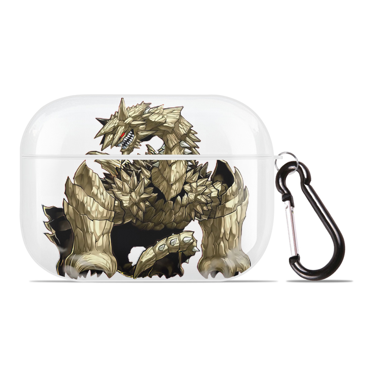 （画像用） 遊☆戯☆王 Yu-Gi-Oh! 【AirPods Pro用】ハードシェル保護ケース 耐衝撃・防指紋・カラビナ付き商品仕様