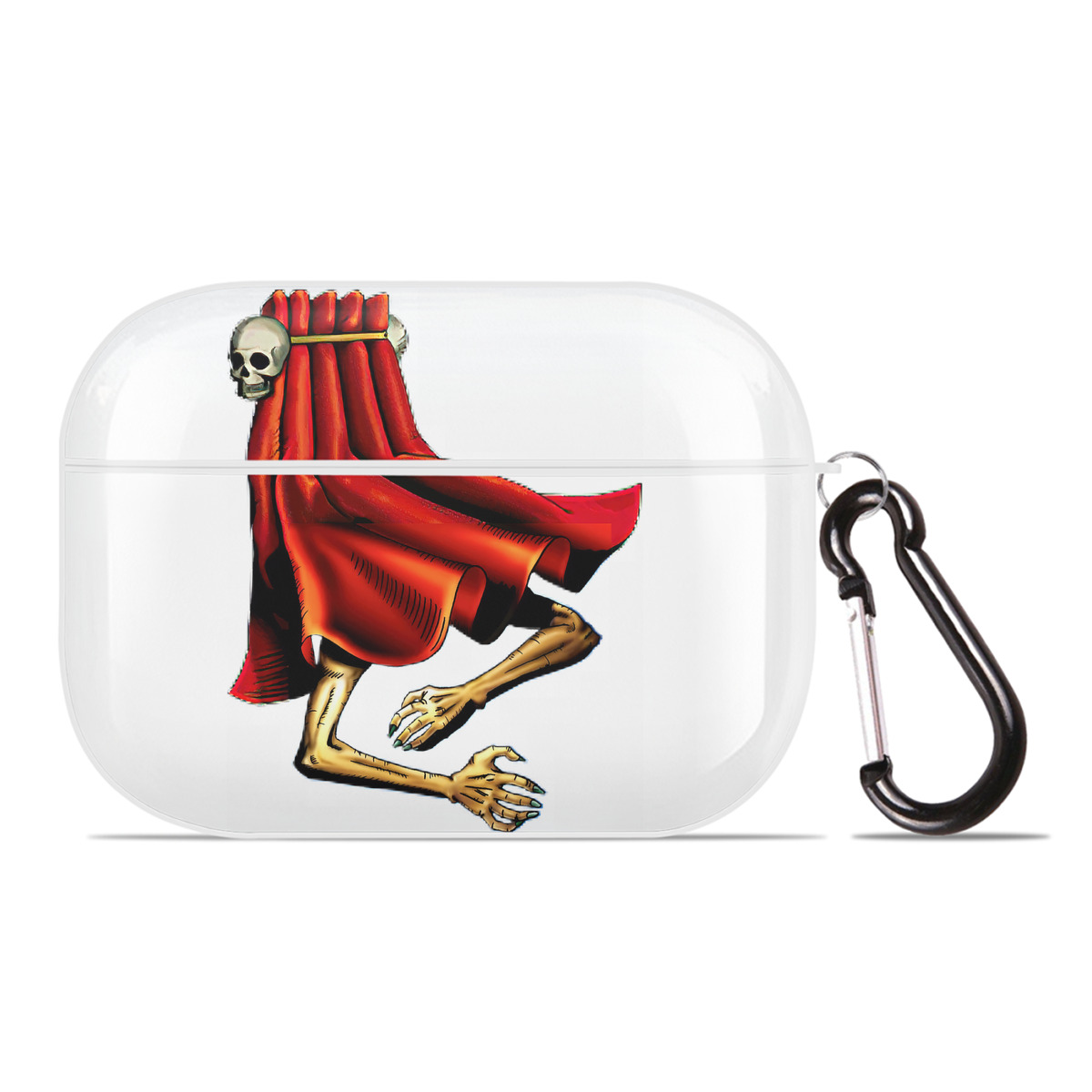 （画像用） 遊☆戯☆王 Yu-Gi-Oh! 【AirPods Pro用】ハードシェル保護ケース 耐衝撃・防指紋・カラビナ付き商品仕様