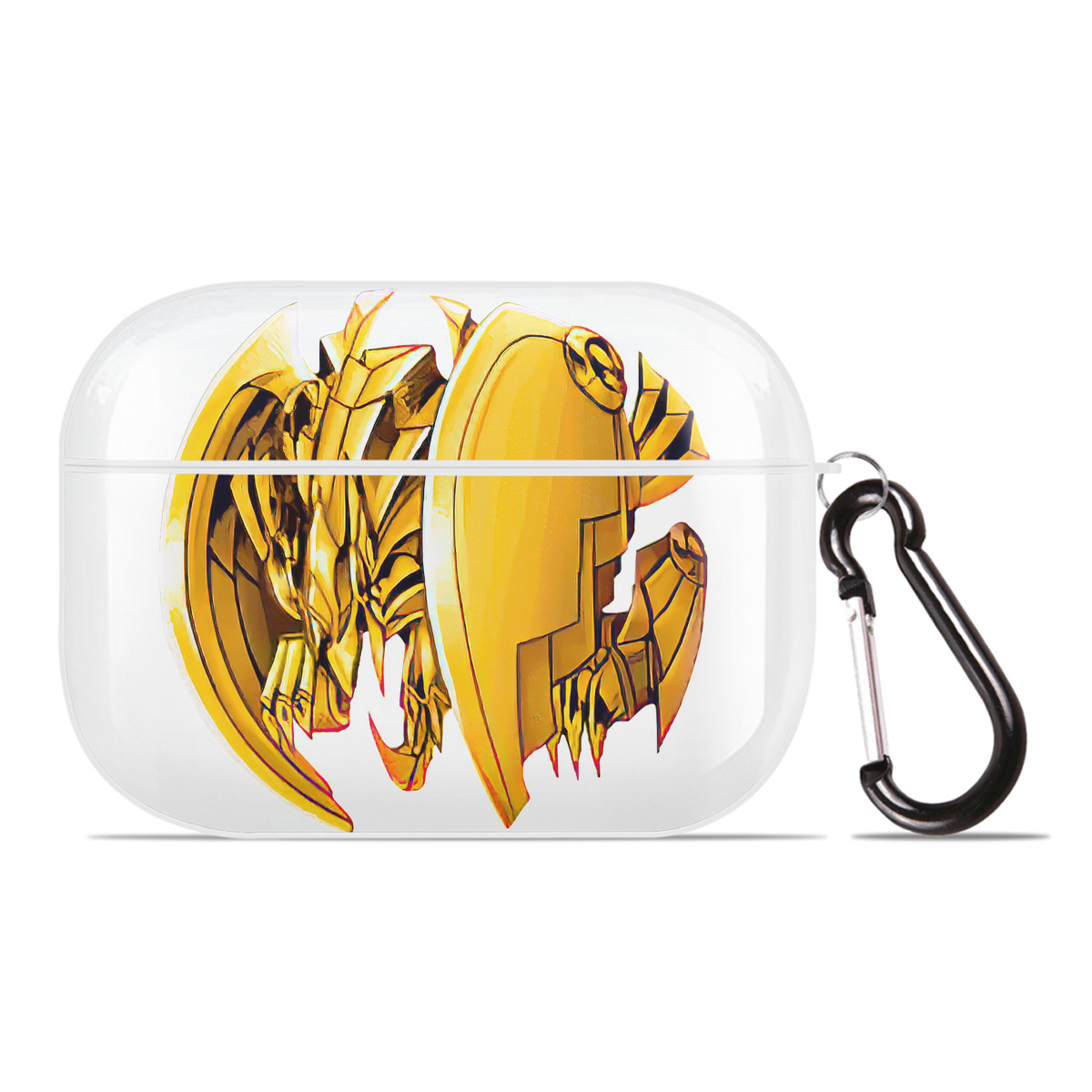 （画像用） 遊☆戯☆王 Yu-Gi-Oh! 【AirPods Pro用】ハードシェル保護ケース 耐衝撃・防指紋・カラビナ付き商品仕様
