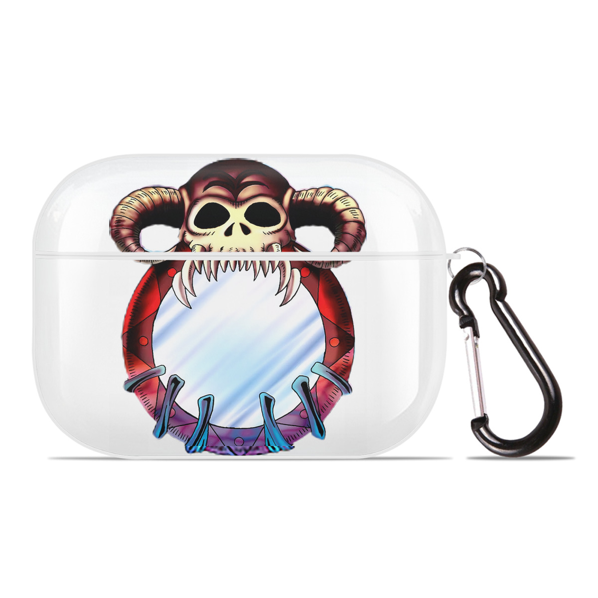 （画像用） 遊☆戯☆王 Yu-Gi-Oh! 【AirPods Pro用】ハードシェル保護ケース 耐衝撃・防指紋・カラビナ付き商品仕様