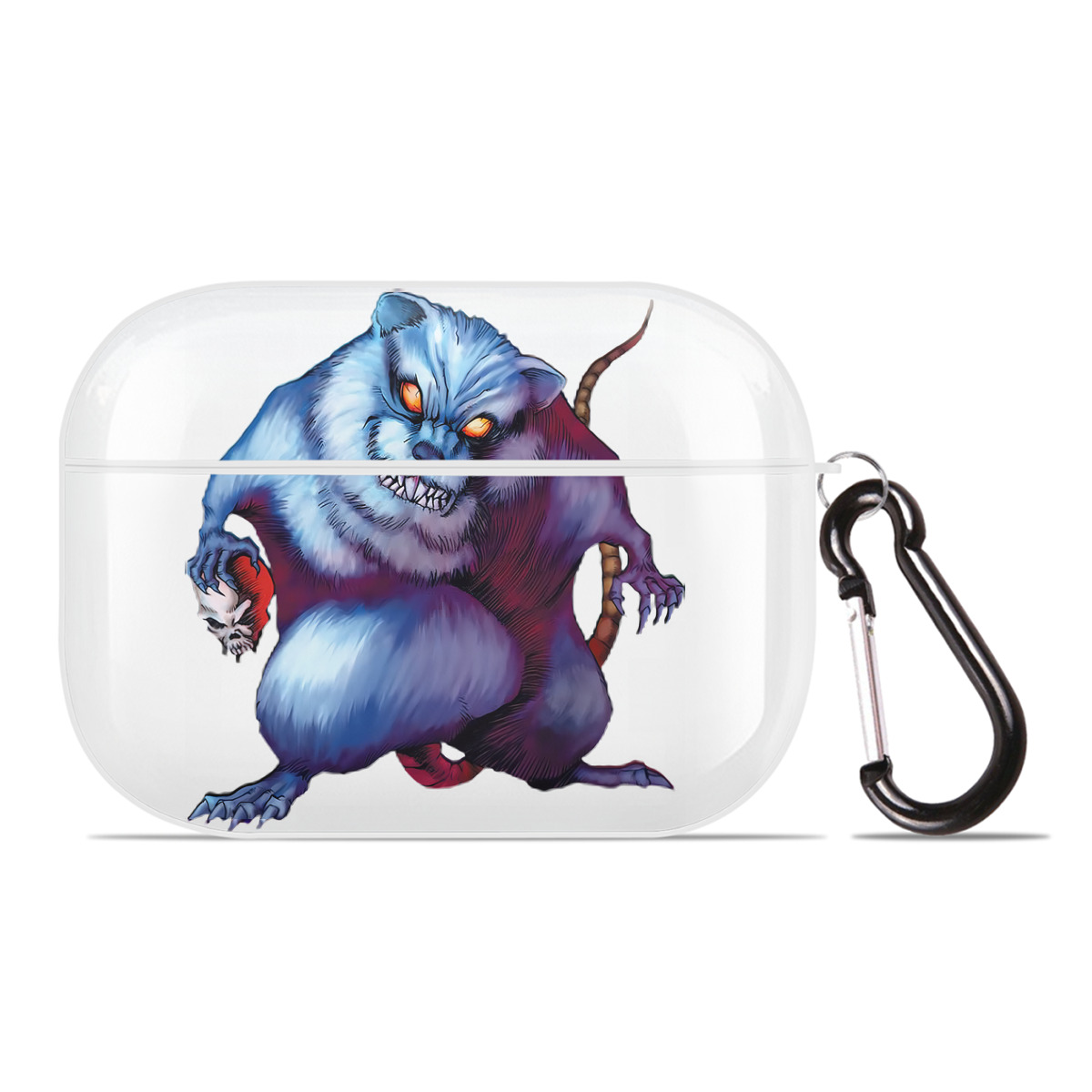 （画像用） 遊☆戯☆王 Yu-Gi-Oh! 【AirPods Pro用】ハードシェル保護ケース 耐衝撃・防指紋・カラビナ付き商品仕様