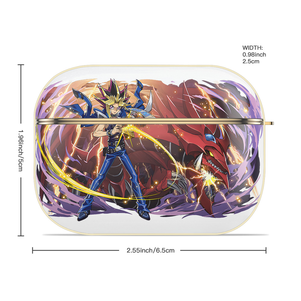 遊☆戯☆王 Yu-Gi-Oh! 【AirPods Pro用】ハードシェル保護ケース｜耐衝撃・防指紋・カラビナ付き商品仕様
