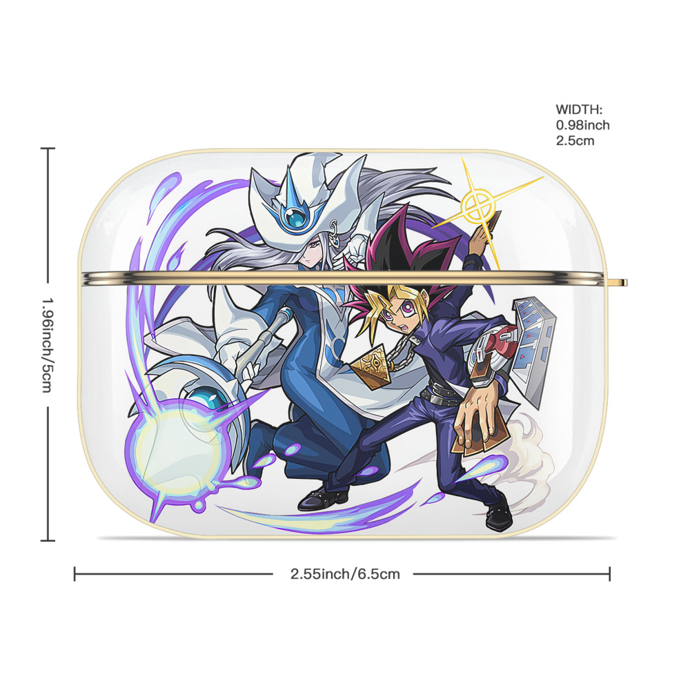 遊☆戯☆王 Yu-Gi-Oh! 【AirPods Pro用】ハードシェル保護ケース｜耐衝撃・防指紋・カラビナ付き商品仕様