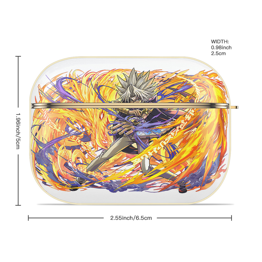 遊☆戯☆王 Yu-Gi-Oh! 【AirPods Pro用】ハードシェル保護ケース｜耐衝撃・防指紋・カラビナ付き商品仕様