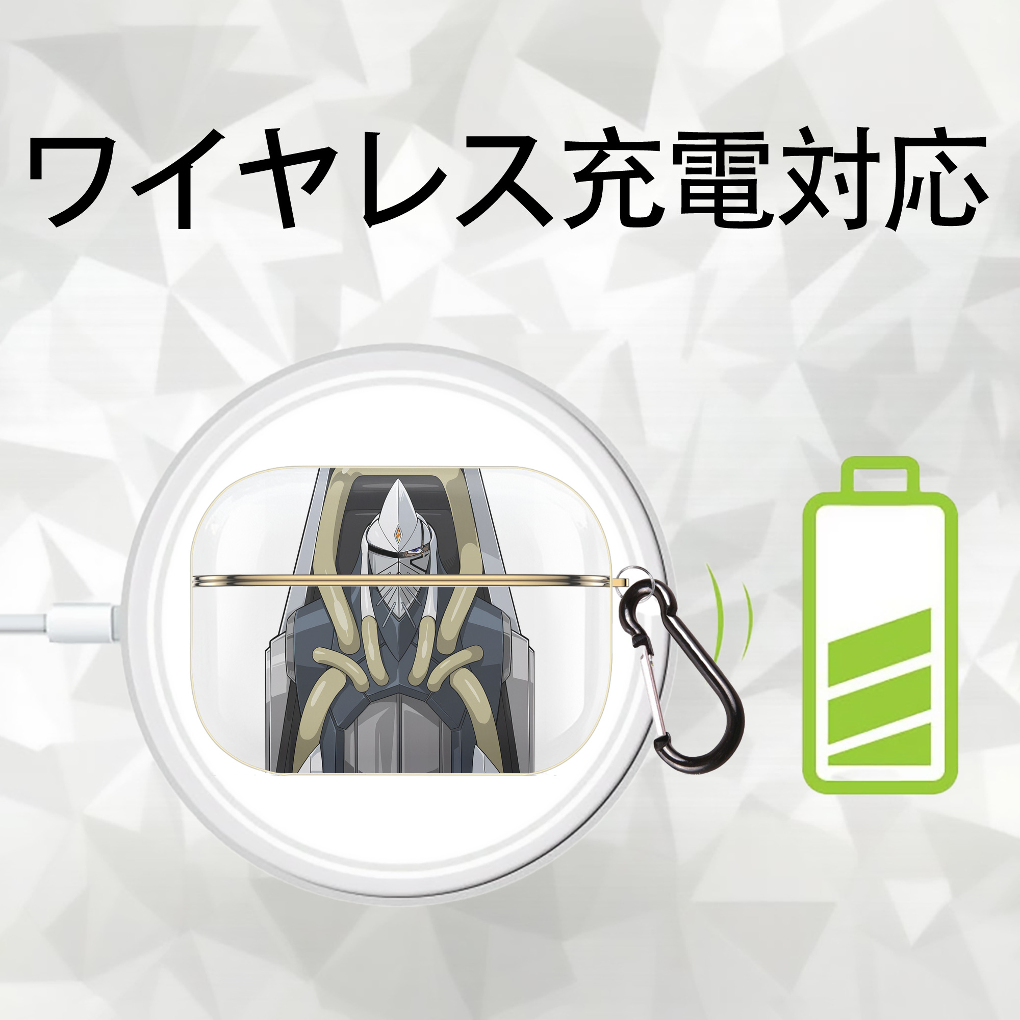 遊☆戯☆王 Yu-Gi-Oh! 【AirPods Pro用】ハードシェル保護ケース｜耐衝撃・防指紋・カラビナ付き商品仕様