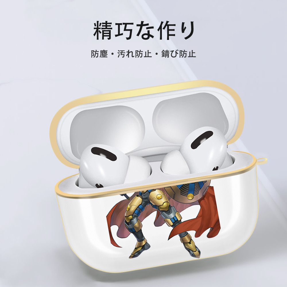 遊☆戯☆王 Yu-Gi-Oh! 【AirPods Pro用】ハードシェル保護ケース｜耐衝撃・防指紋・カラビナ付き商品仕様