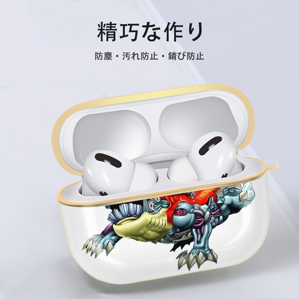 遊☆戯☆王 Yu-Gi-Oh! 【AirPods Pro用】ハードシェル保護ケース｜耐衝撃・防指紋・カラビナ付き商品仕様