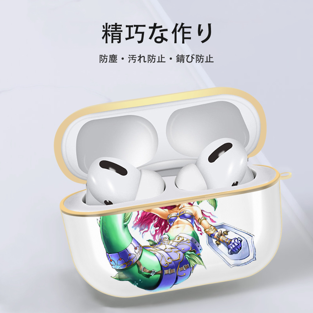 遊☆戯☆王 Yu-Gi-Oh! 【AirPods Pro用】ハードシェル保護ケース｜耐衝撃・防指紋・カラビナ付き商品仕様