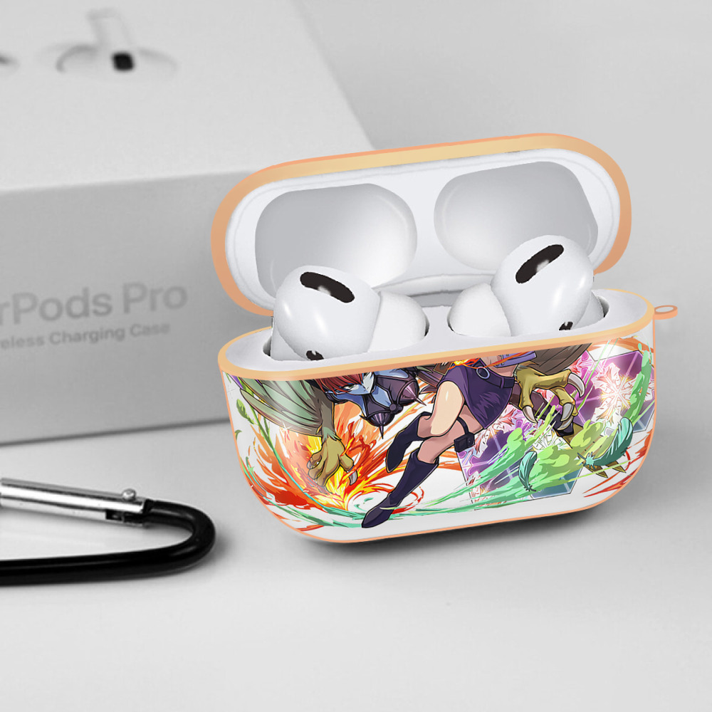 遊☆戯☆王 Yu-Gi-Oh! 【AirPods Pro用】ハードシェル保護ケース｜耐衝撃・防指紋・カラビナ付き商品仕様
