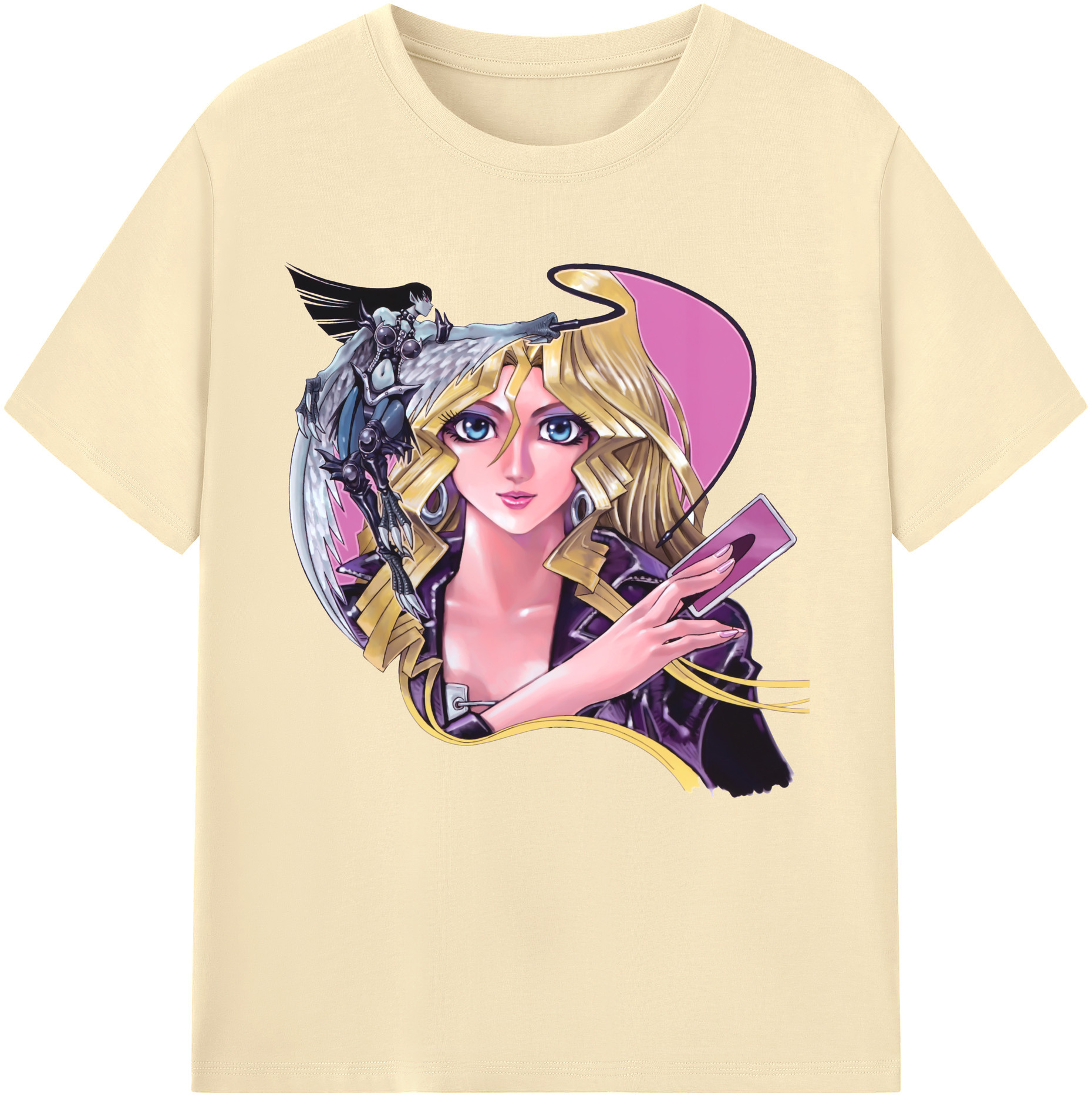 （画像用） 遊☆戯☆王 Yu-Gi-Oh! 綿100％半袖Tシャツ（フロントプリント）